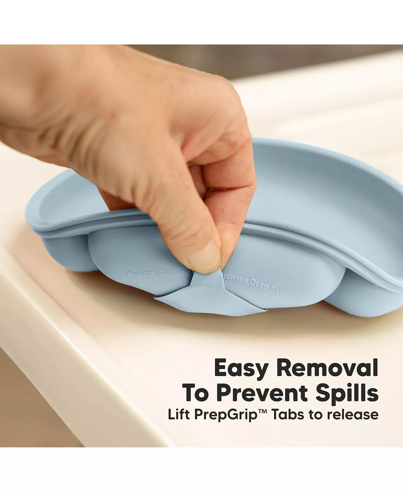 Упаковка из 3 тарелок с присосками для малышей KeaBabies, 100% силикон, детские тарелки с разделителями, без бисфенола-А, с присоской