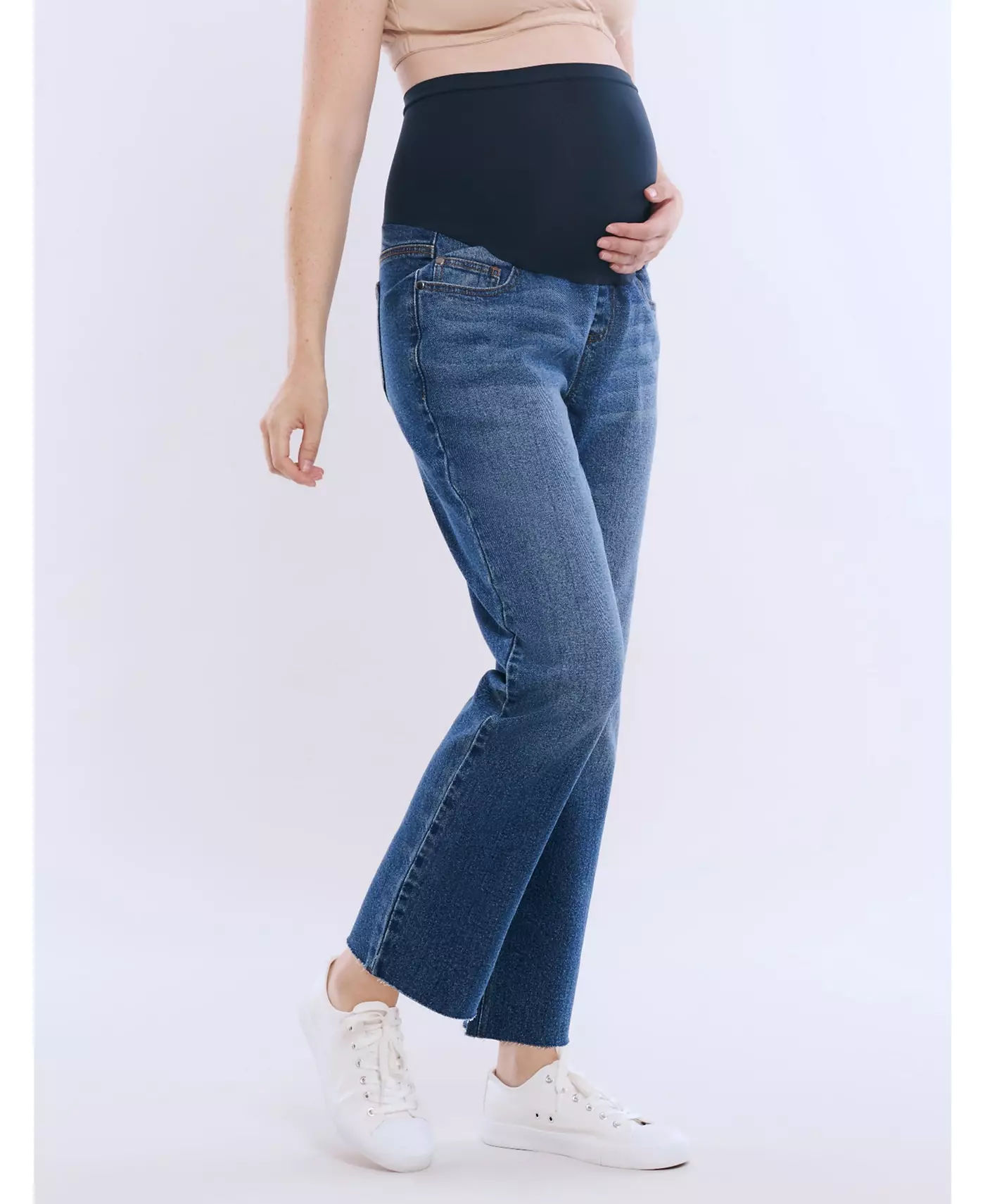 Материнство Материнство Женские Секретные Джинсы Fit Over the Belly Slim Straight Leg Джинсы - Материнство Материнство