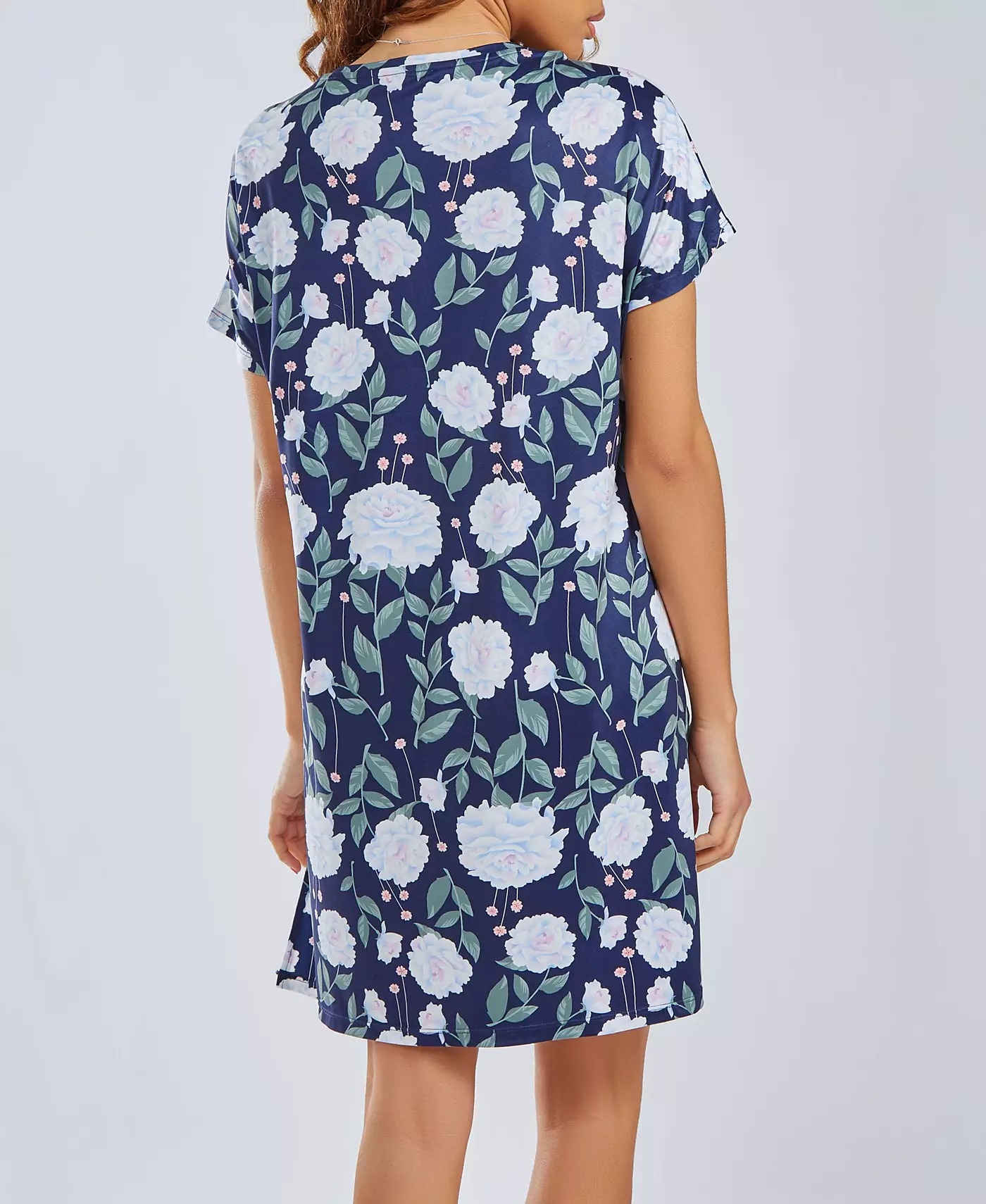 iCollection Женское ультрамягкое платье-ночная рубашка для сна