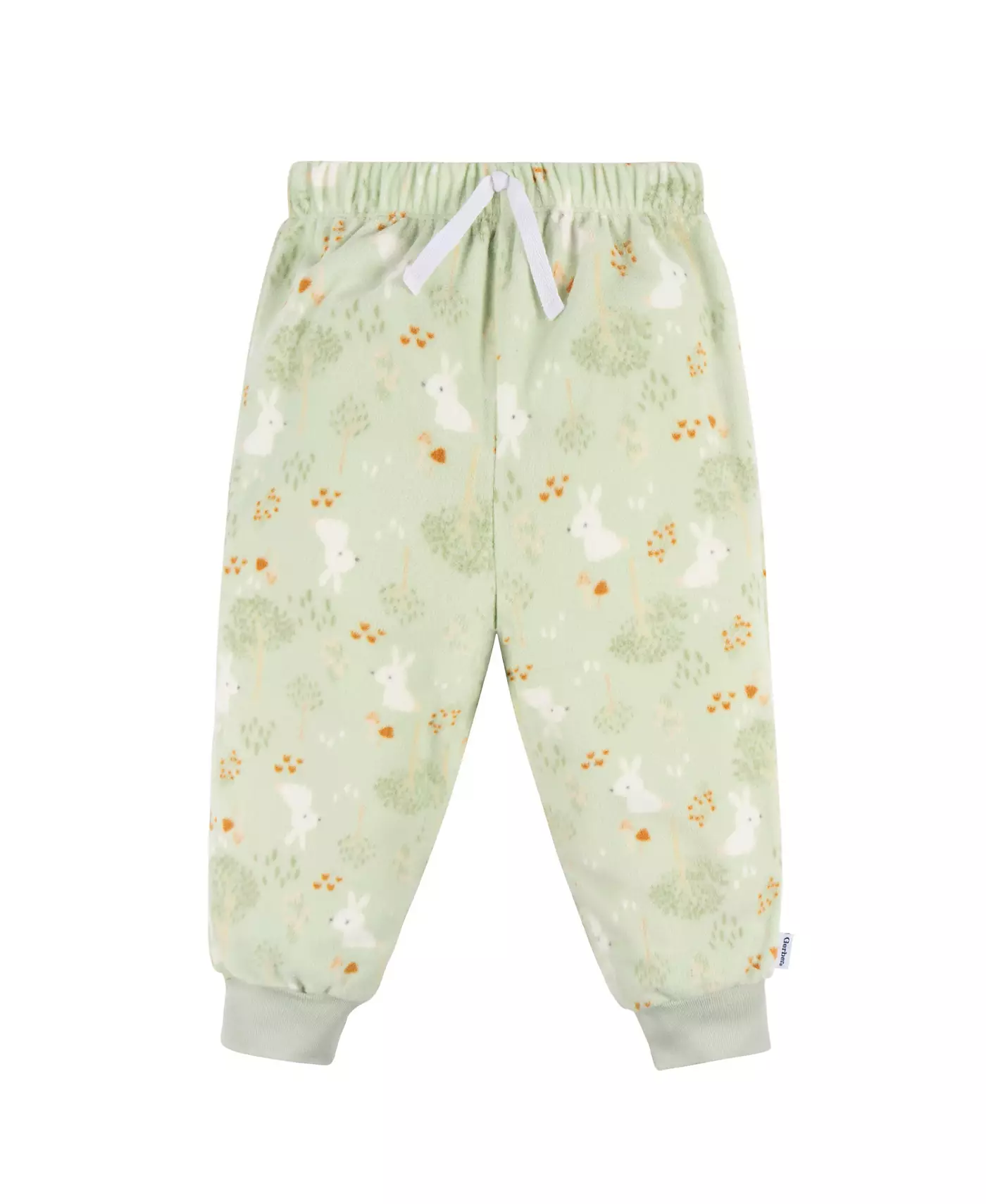 Пижама Gerber Baby Girls с длинными рукавами и штанами из флиса, 2 предмета