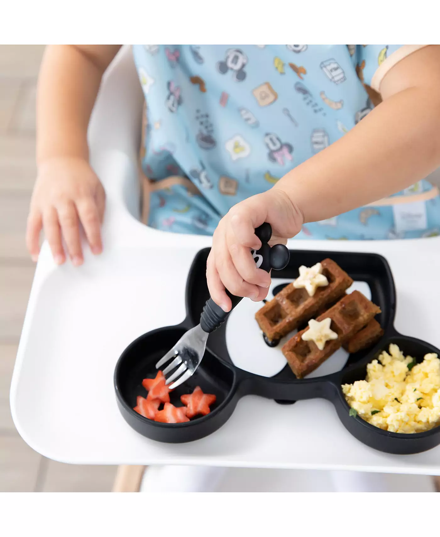 Bumkins Toddler Disney Brunch Bunch Водонепроницаемый младший нагрудник