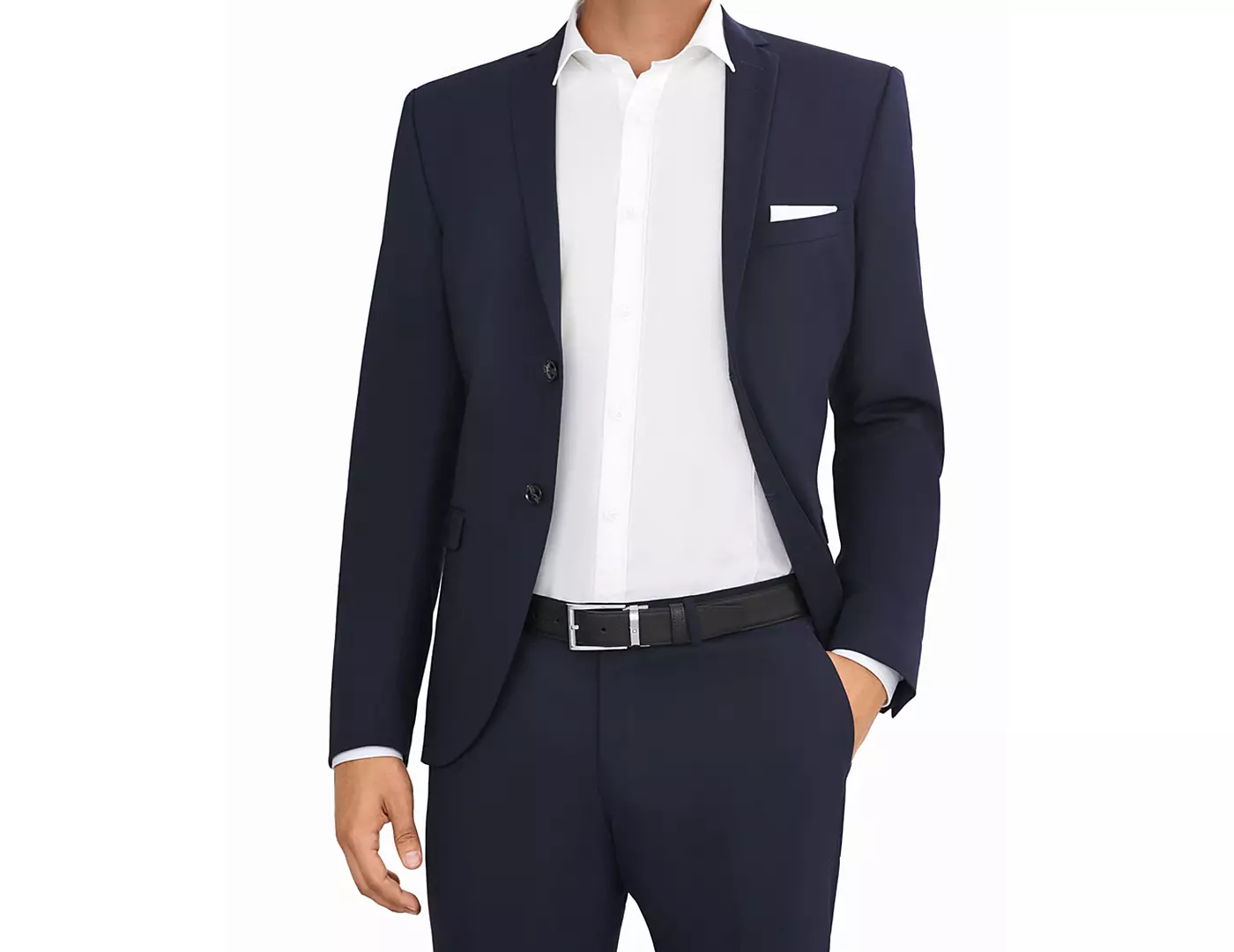 Мужской двусторонний ремень Montblanc из сафьяновой кожи