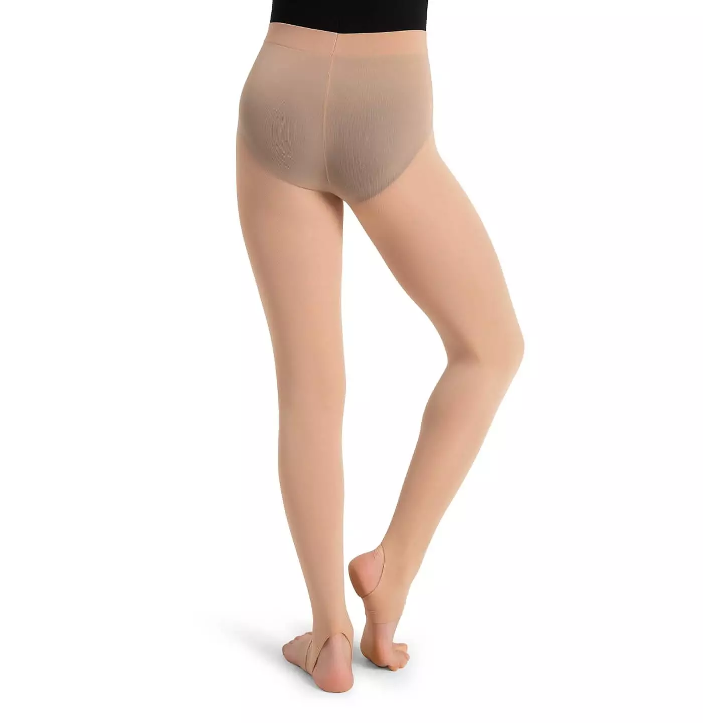 Capezio Ультрамягкие самовязаные колготки с поясом и штрипками - для девочек