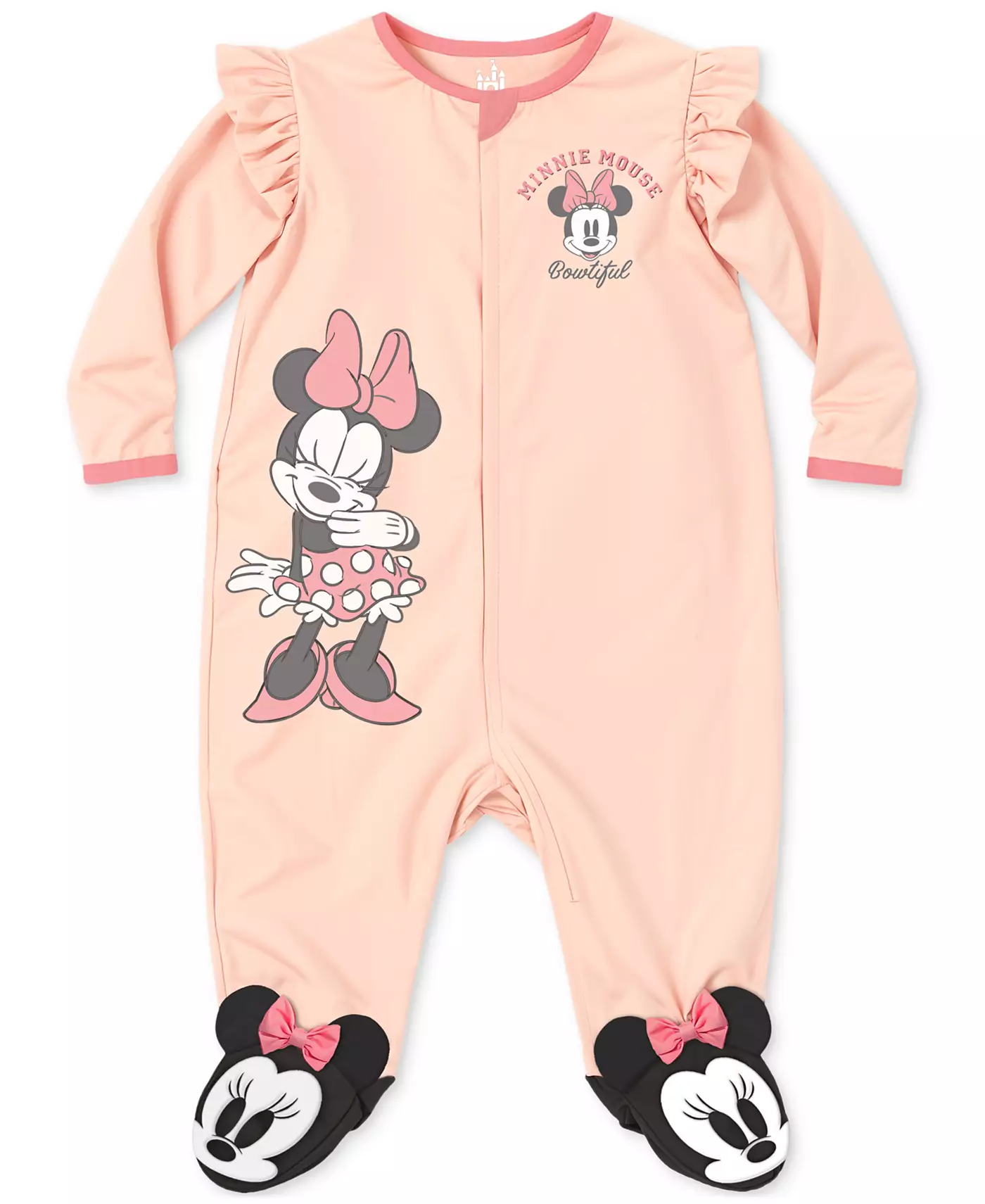 Повязка на голову и комбинезон с Минни Маус для девочек Disney Baby Girls, комплект из 2 предметов