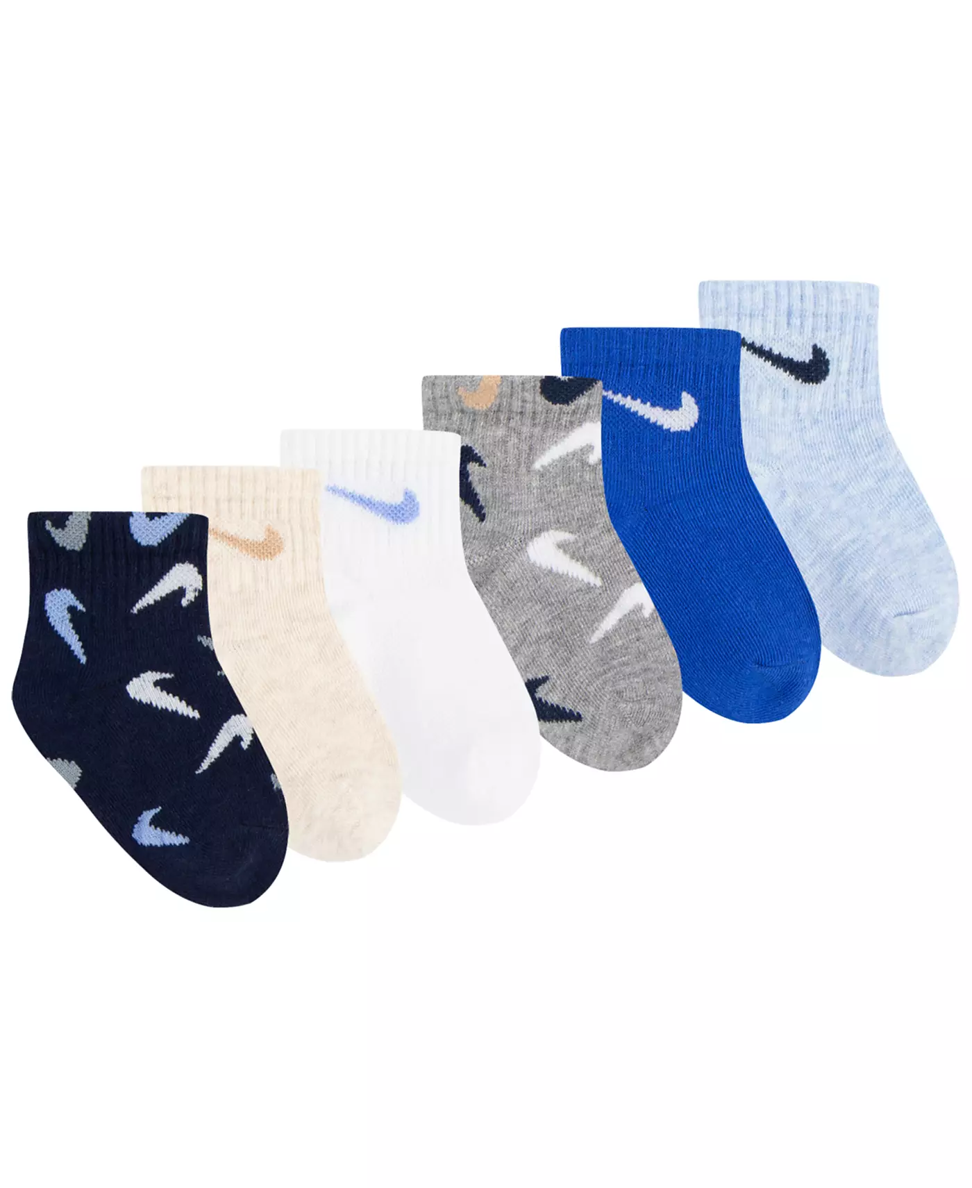 Носки Nike для малышей и малышей Swooshfetti, упаковка из 6 шт.