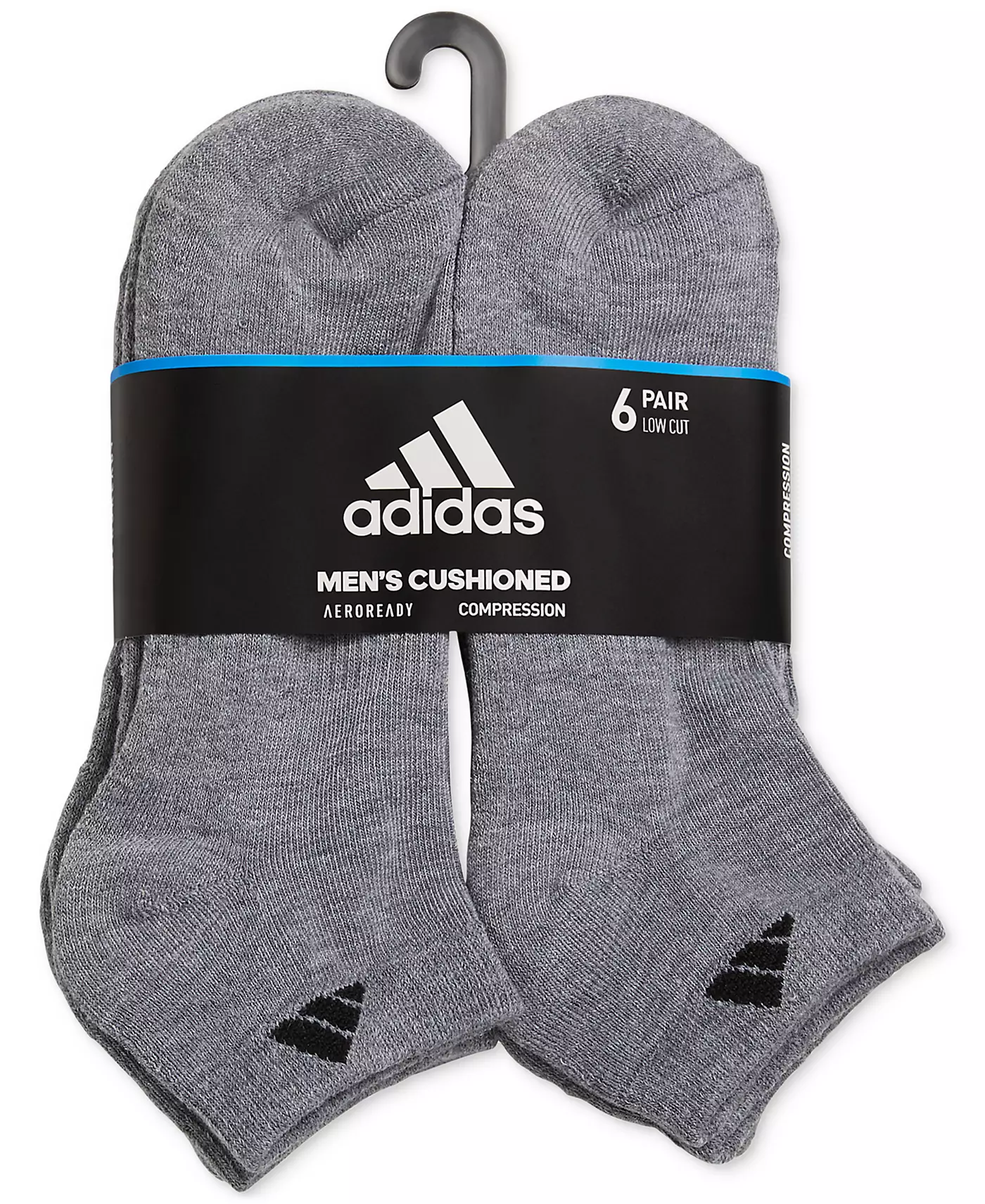 Мужские носки adidas Cushioned Athletic, 6 пар, низкие