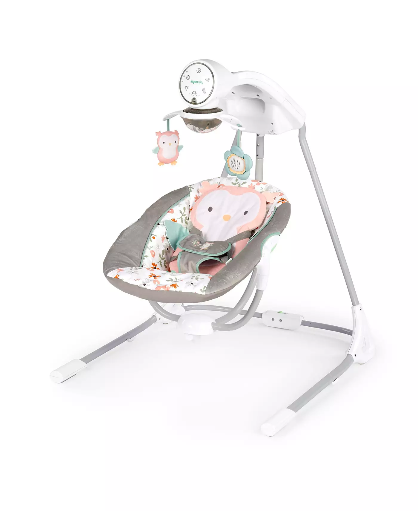 Ingenuity InLighten 5-скоростные детские качели - поворотное детское сиденье