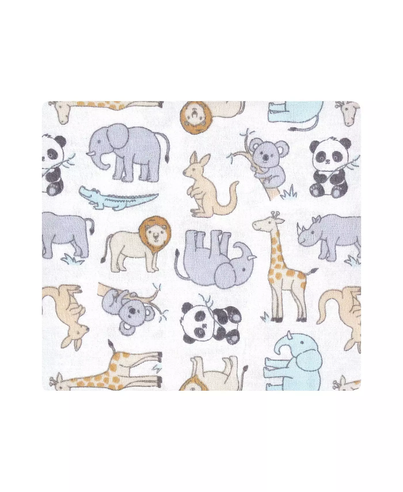 Одеяла для приема детей Hudson Baby Cotton Poly Flannel, кенгуру, один размер