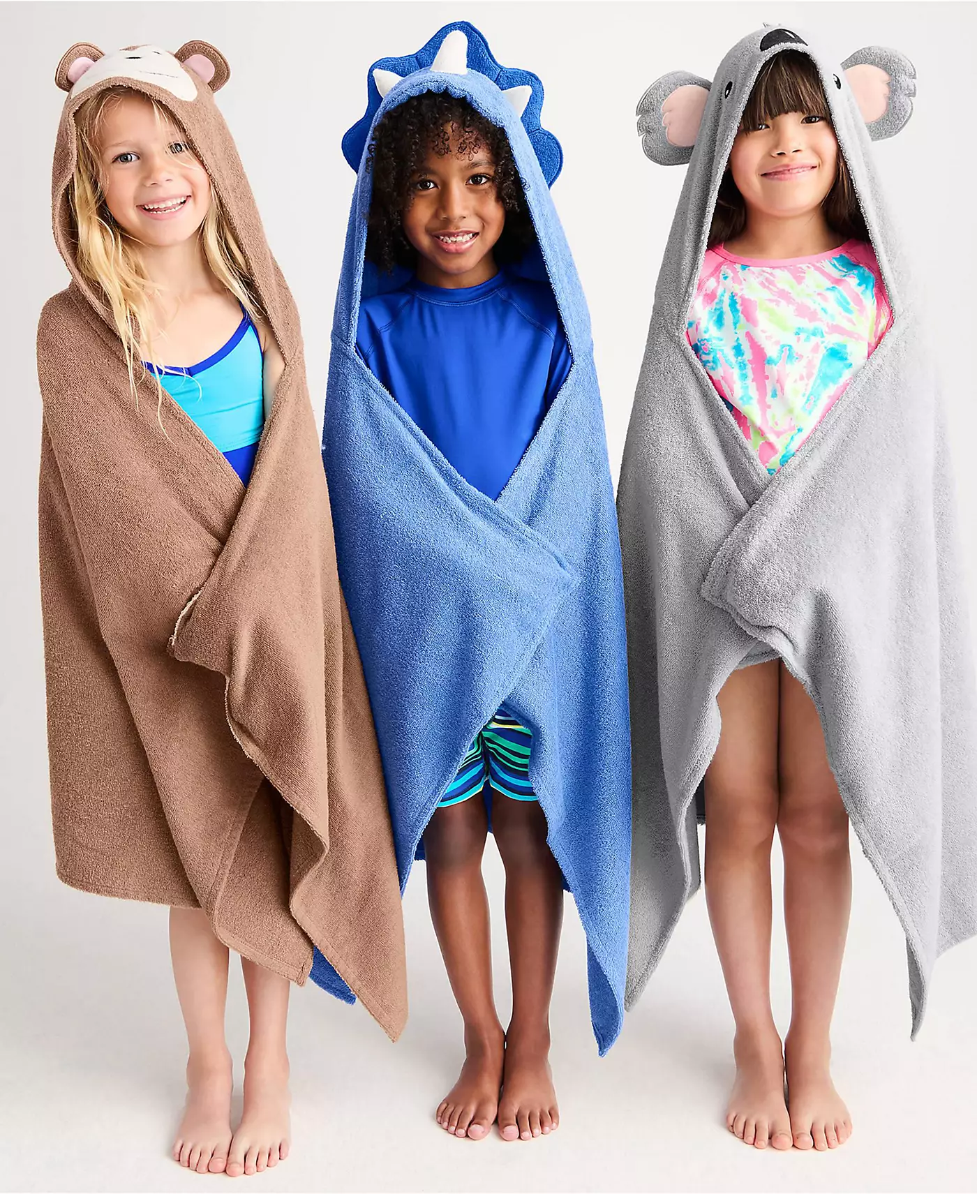 Детское хлопковое полотенце с капюшоном Lands' End