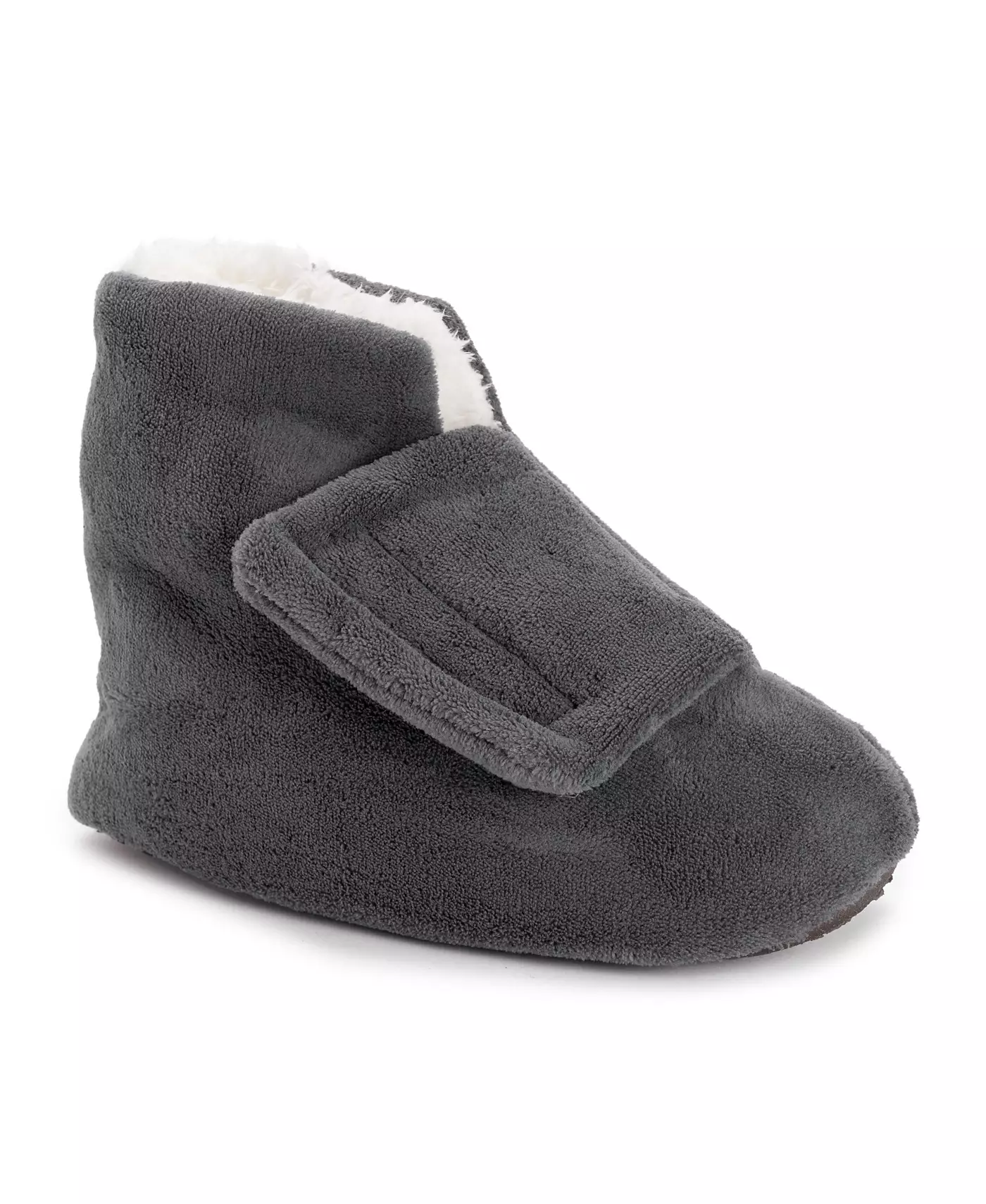 Мужские тапочки-ботфорты MUK LUKS Softones By Adjustable Shearling Bootie Slippers, темно-синие, M (9-10,5)