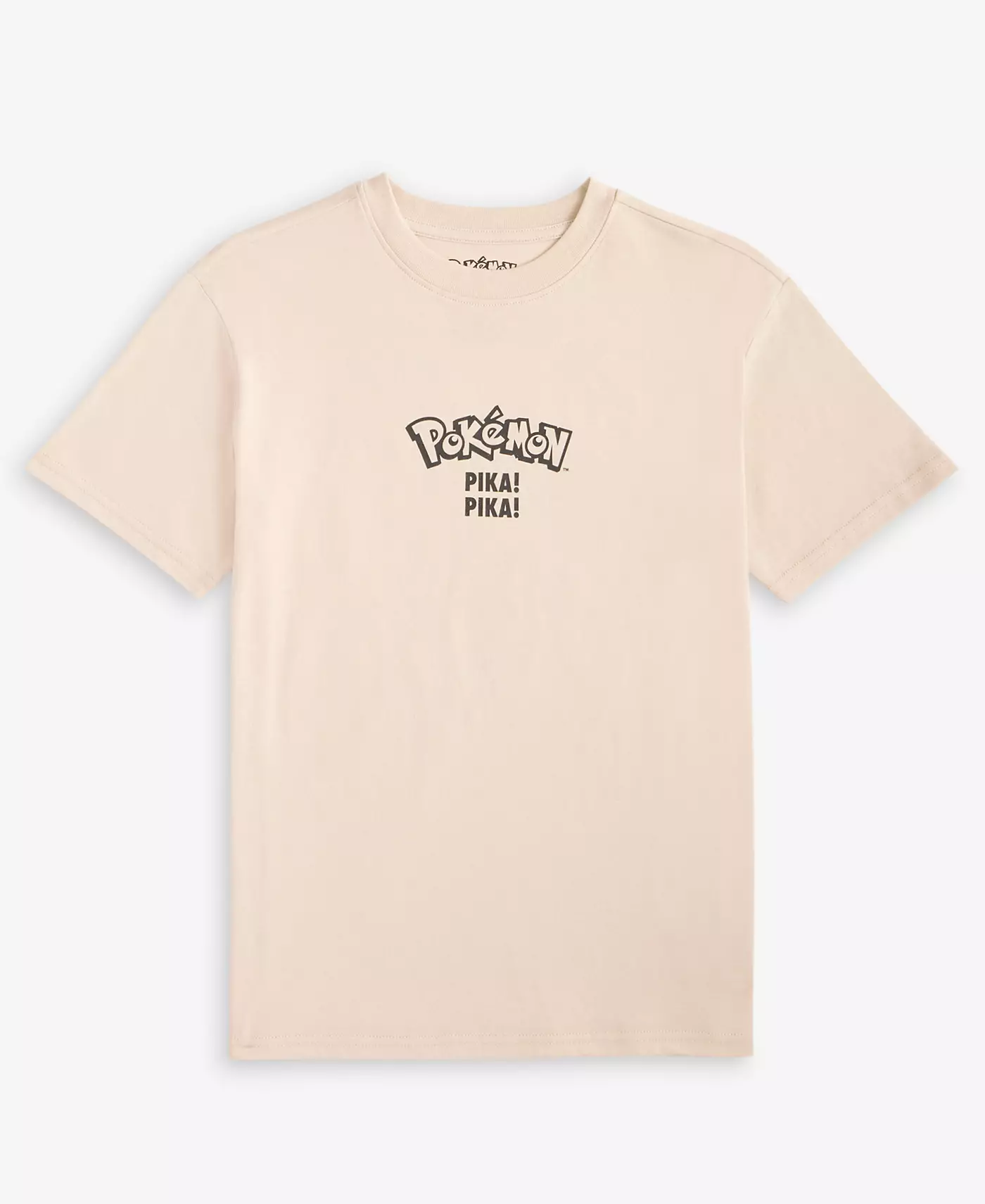 Футболка с короткими рукавами с принтом «Pika Pika» для маленьких и больших мальчиков «Pokemon»