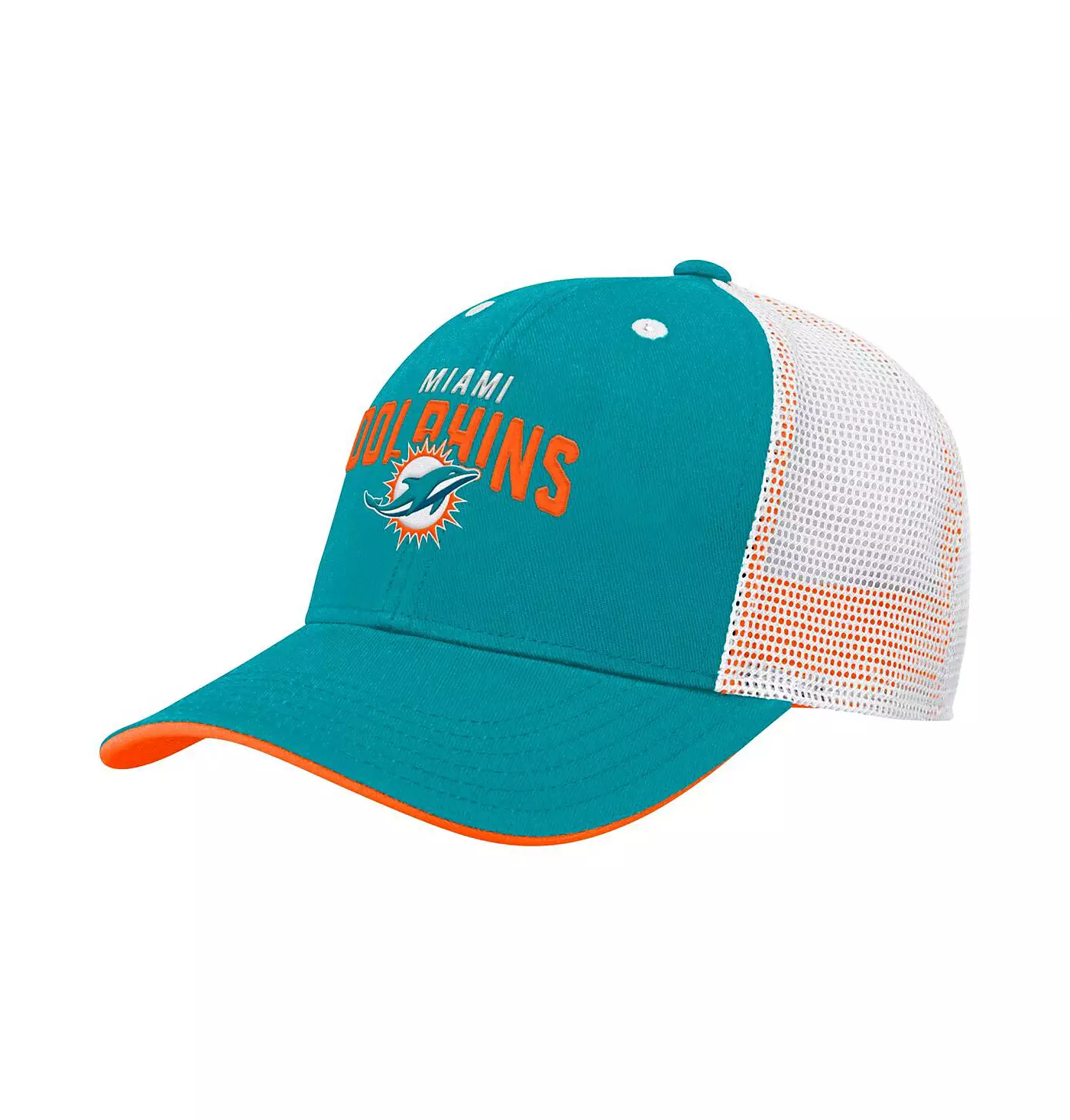Outerstuff Preschool Aqua Miami Dolphins Core Lockup Trucker Регулируемая шапка