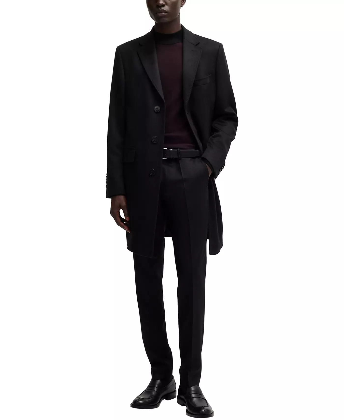 Мужской шелковый свитер Hugo Boss Regular-Fit