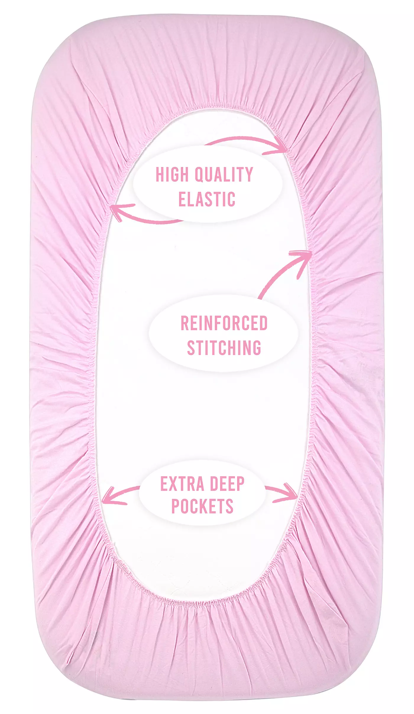 Комплект простыней для детской люльки Bublo Baby для мальчика и девочки, 3 шт., универсальный матрас для овальной, песочной и прямоугольной колыбели, простыни на резинке.