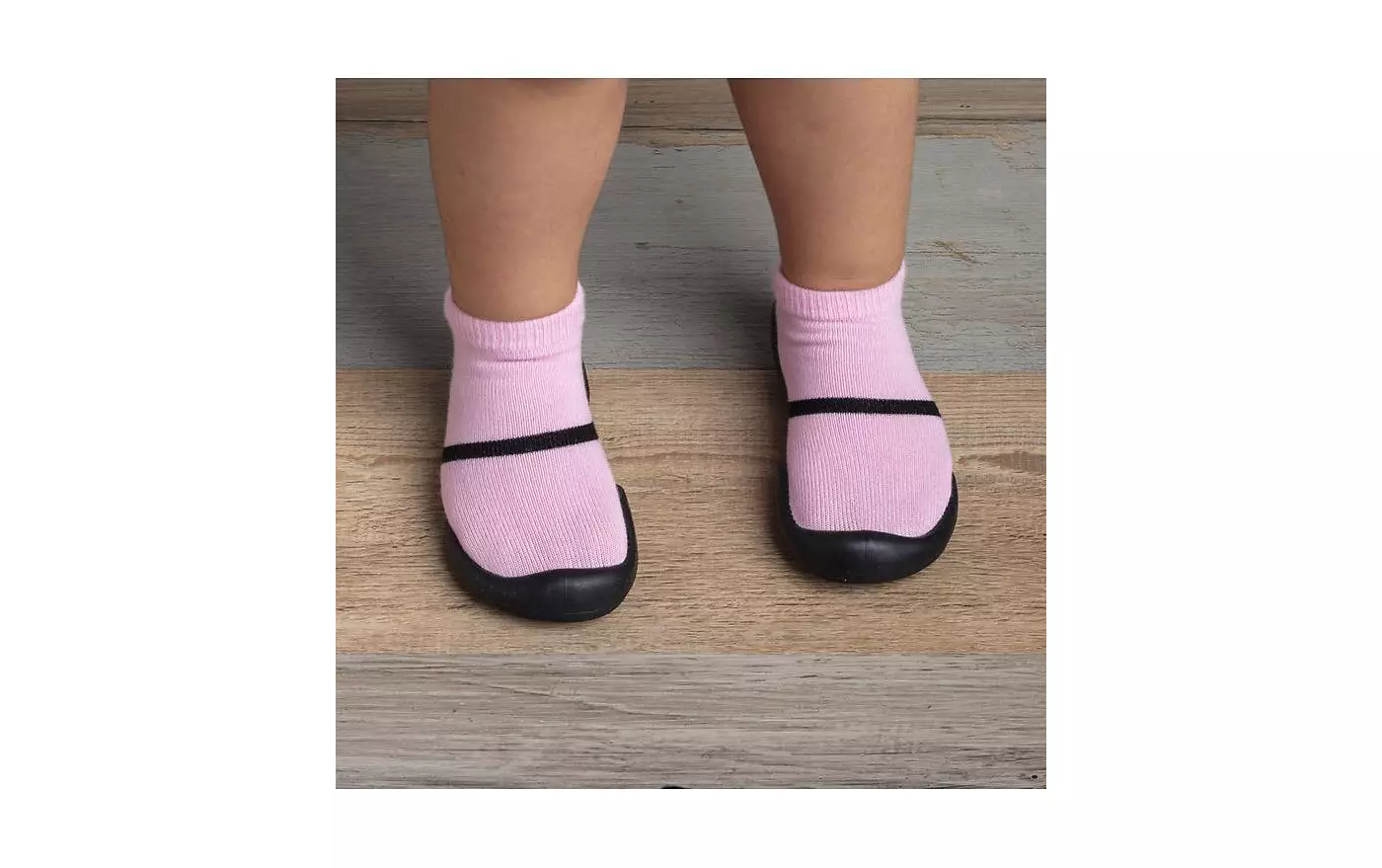 Носки для первой прогулки для девочки Komuello Mary Jane - розовые