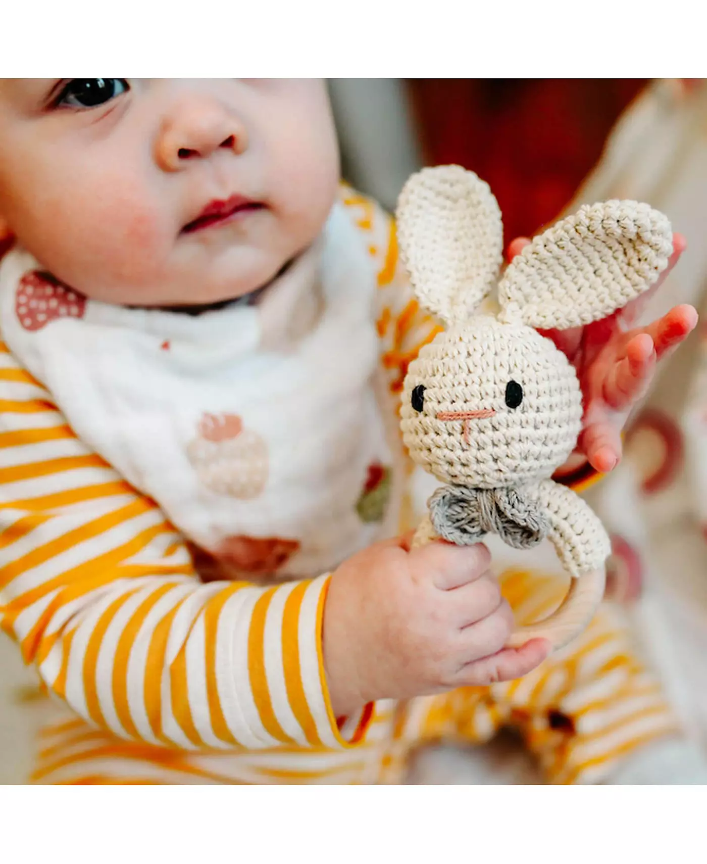 Embe Animal Wooden Rattle Bunny от