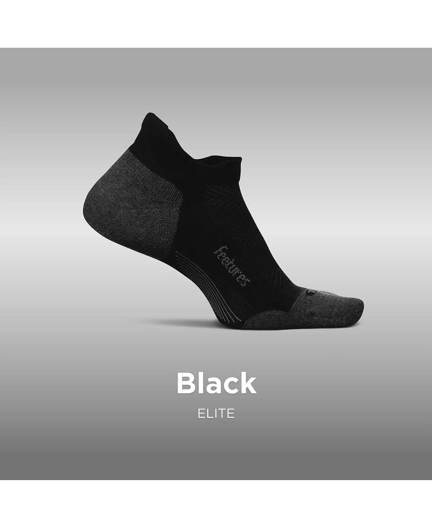 Носки мужские Feetures Elite Max Cushion No Show Tab Ankle Socks — спортивные носки с направленной компрессией