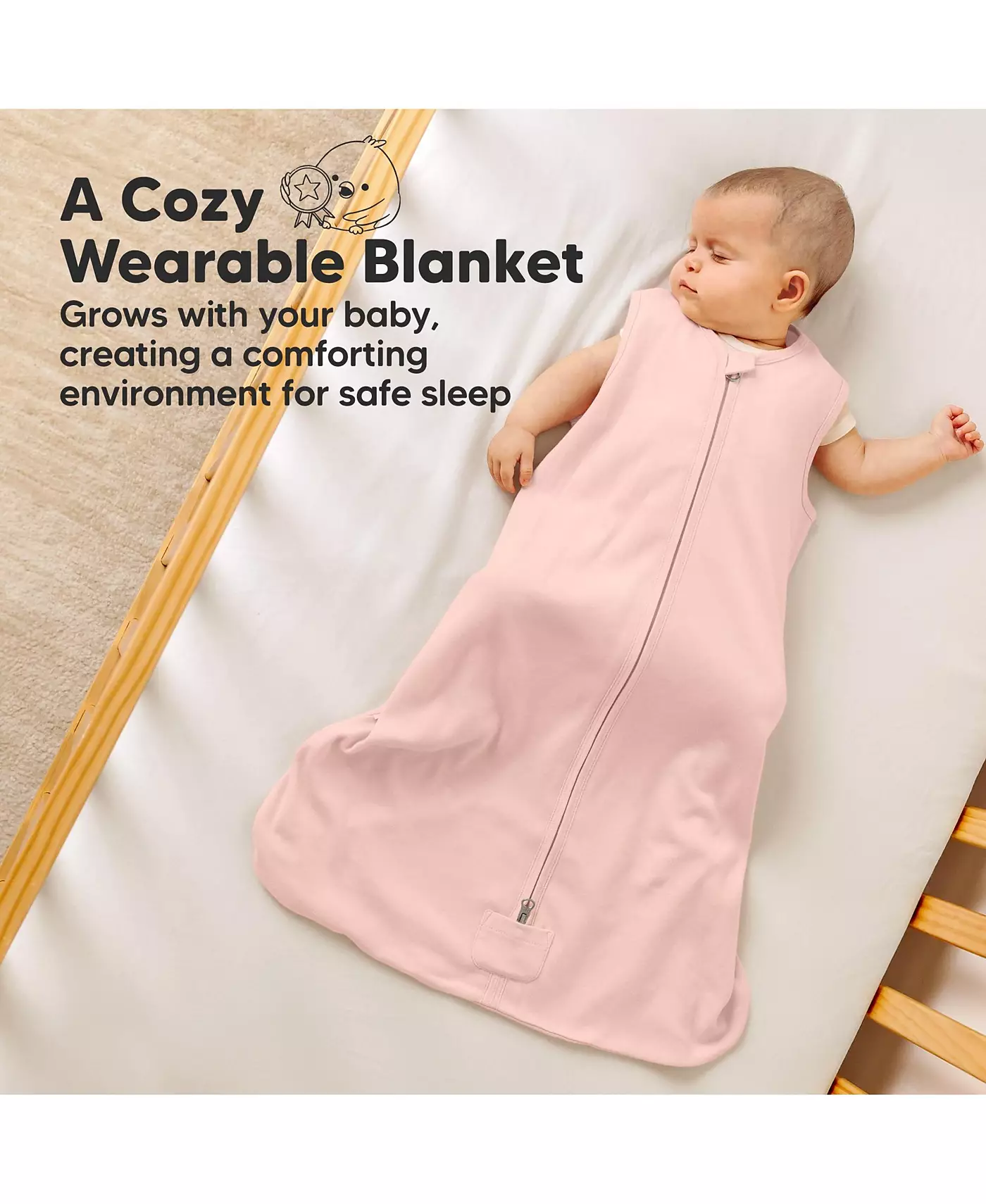 Комплект из 2 спальных мешков для малышей KeaBabies Snooze, хлопковое одеяло, мягкий спальный мешок для малышей, гладкая молния