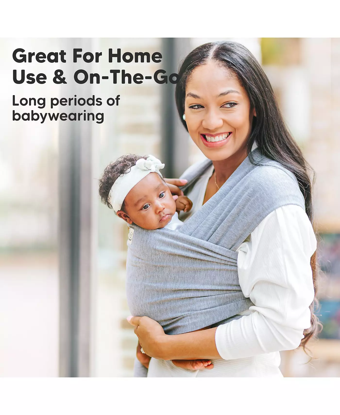 KeaBabies Original Baby Wraps Carrier, Baby Sling Carrier, Stretchy Infant Keng для новорожденных, малышей