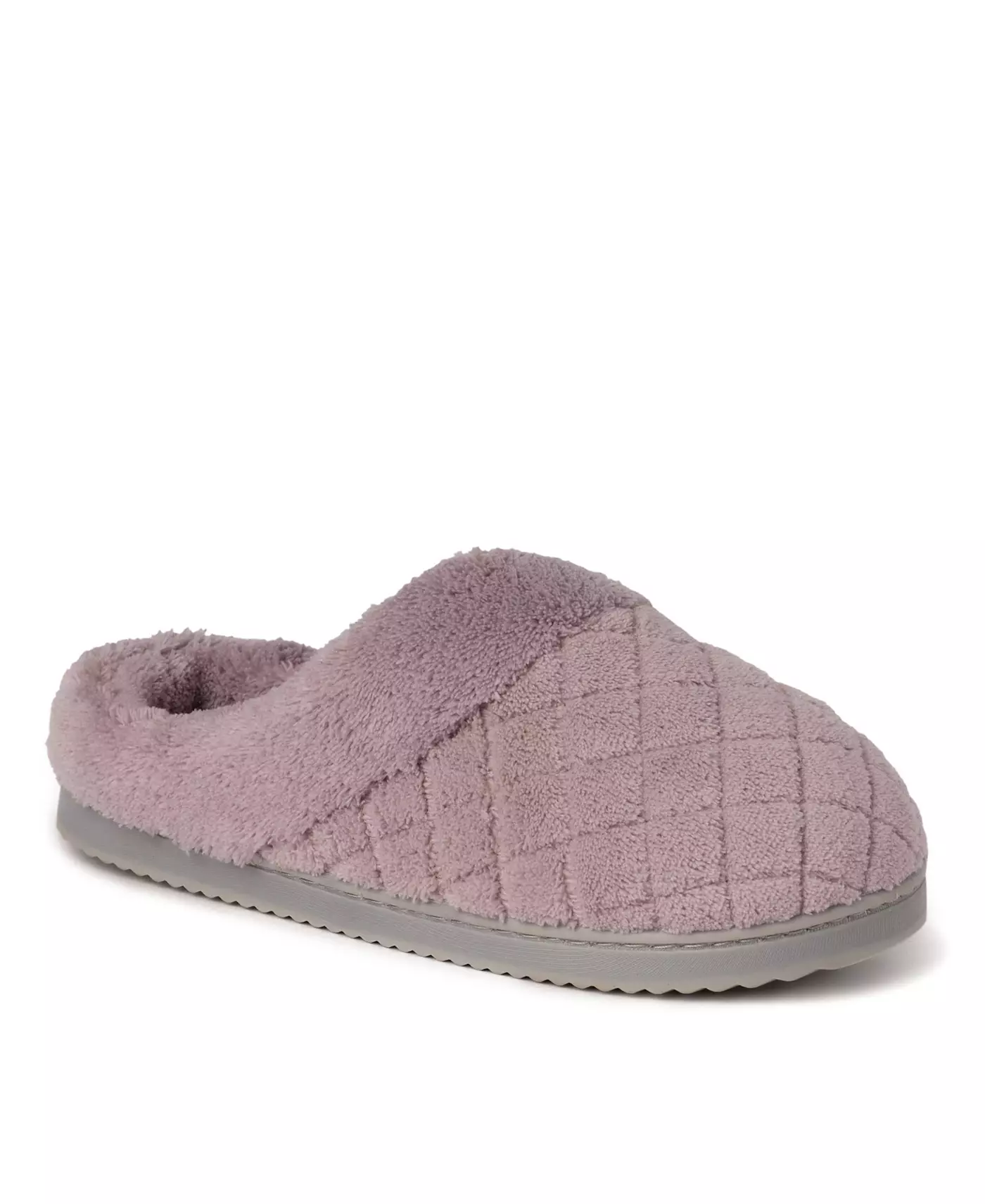 Женские стеганые махровые тапочки Dearfoams Libby