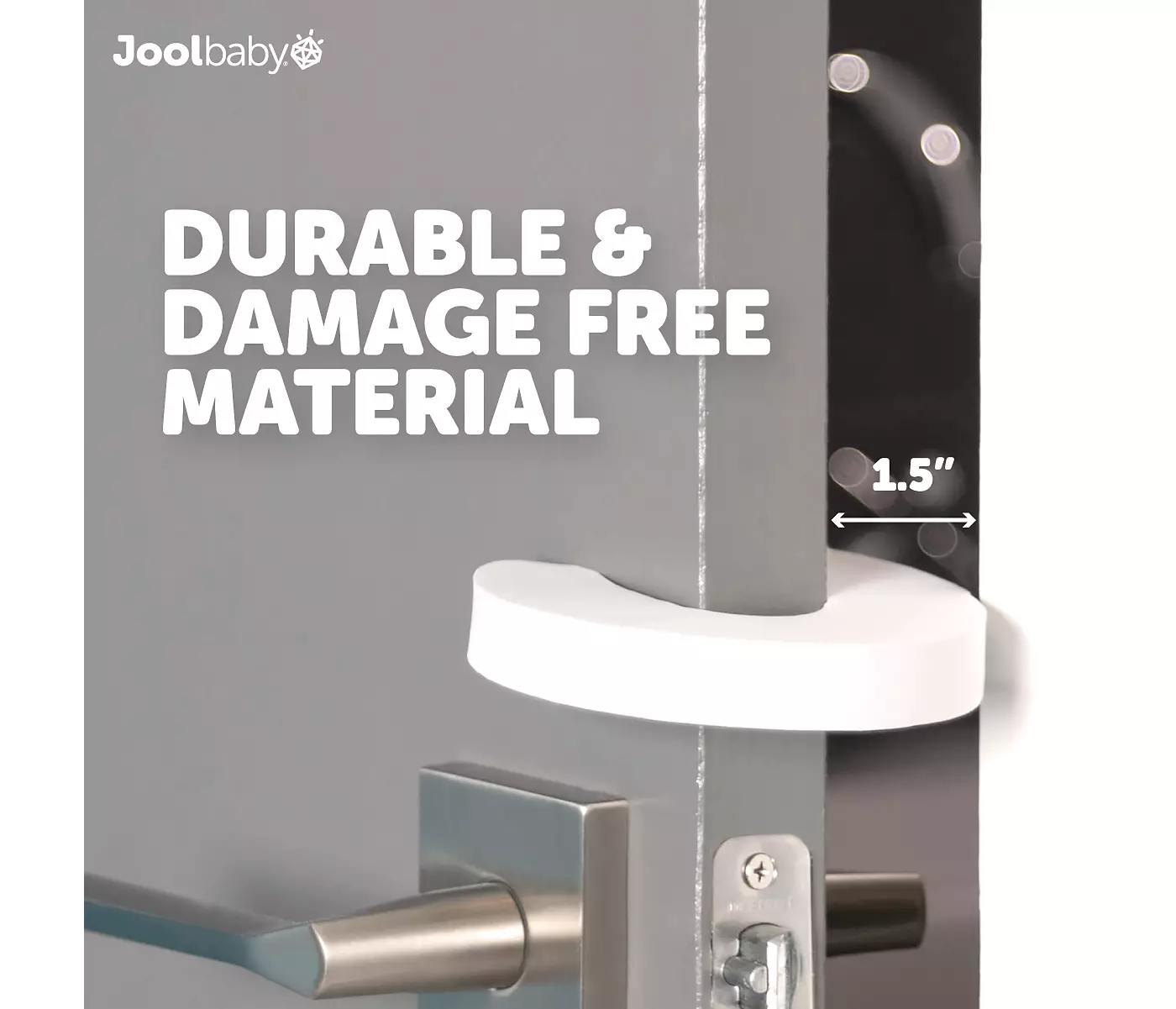 Защитные щитки для дверей Jool Baby Toddler от защемления пальцев — защищают детей от травм и защемления, мягкая пена EVA, безопасность без повреждений (6 шт. в упаковке)