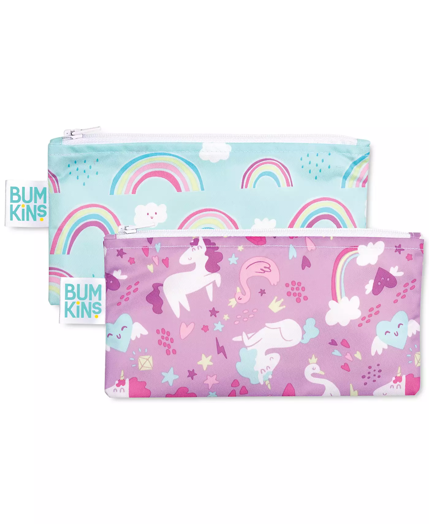 Bumkins Baby Boys Printed Travel Snack Bag Set, Упаковка из 2 шт.