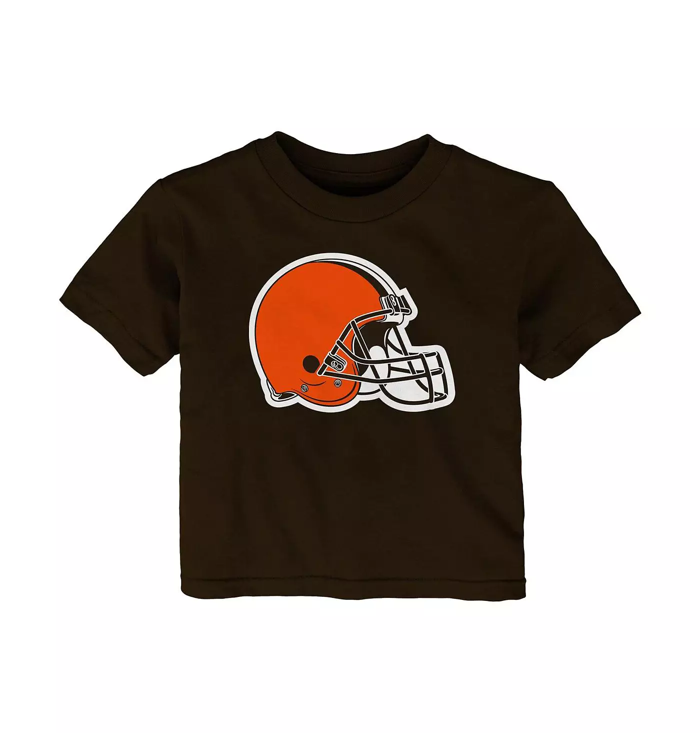 Футболка Outerstuff Baby Boys and Girls Brown Cleveland Browns Primary Logo