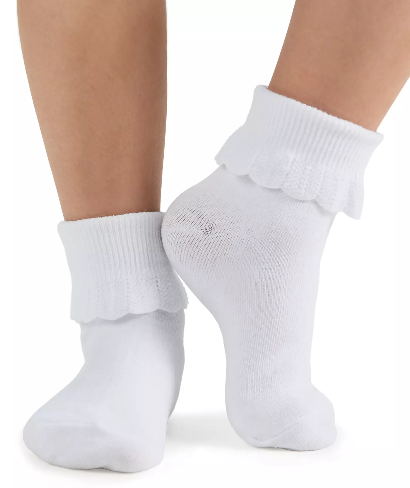 Trimfit 3 пары носков с фестонами, для маленьких девочек и больших девочек