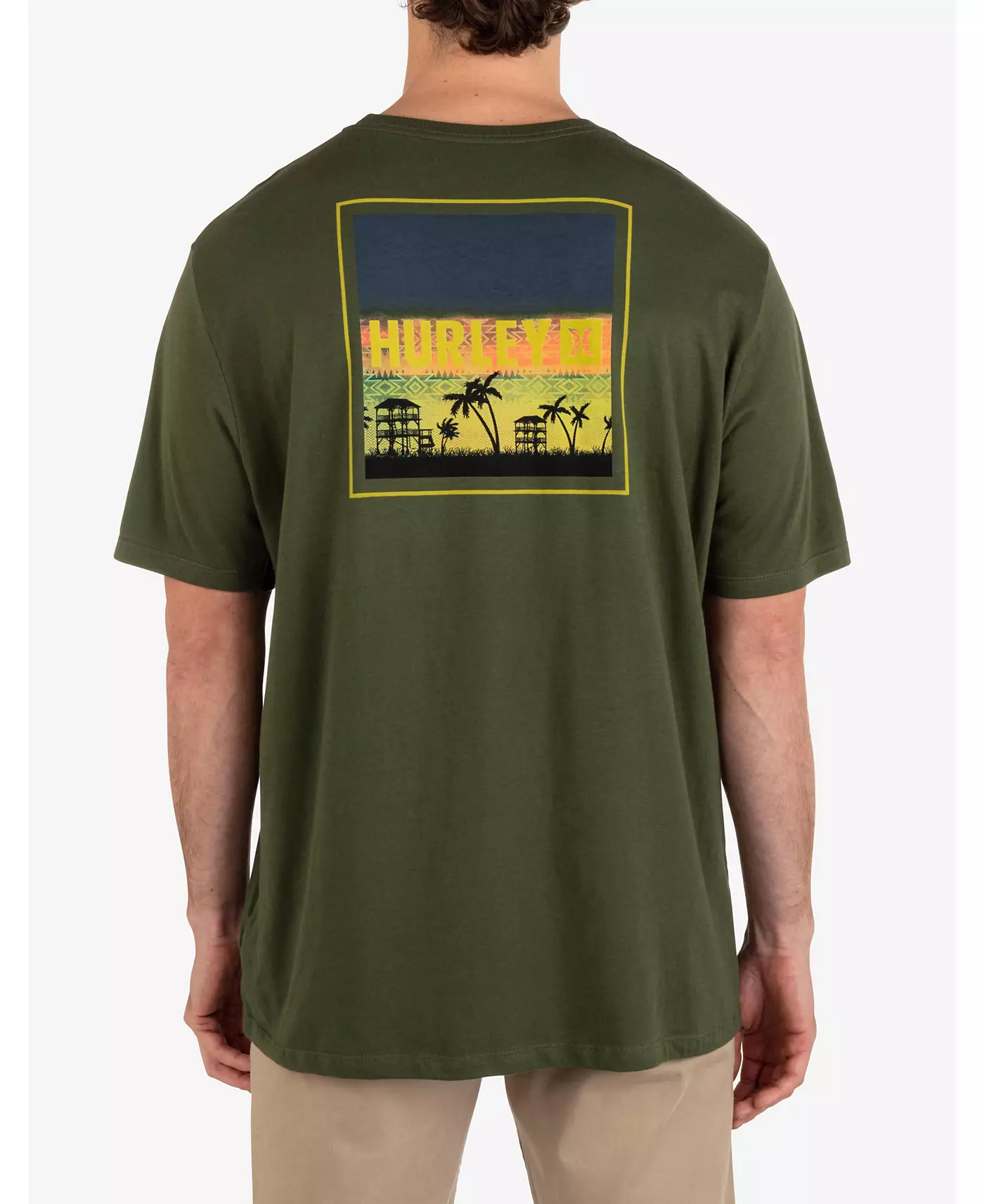 Мужская футболка Hurley Everyday Four Corner с коротким рукавом