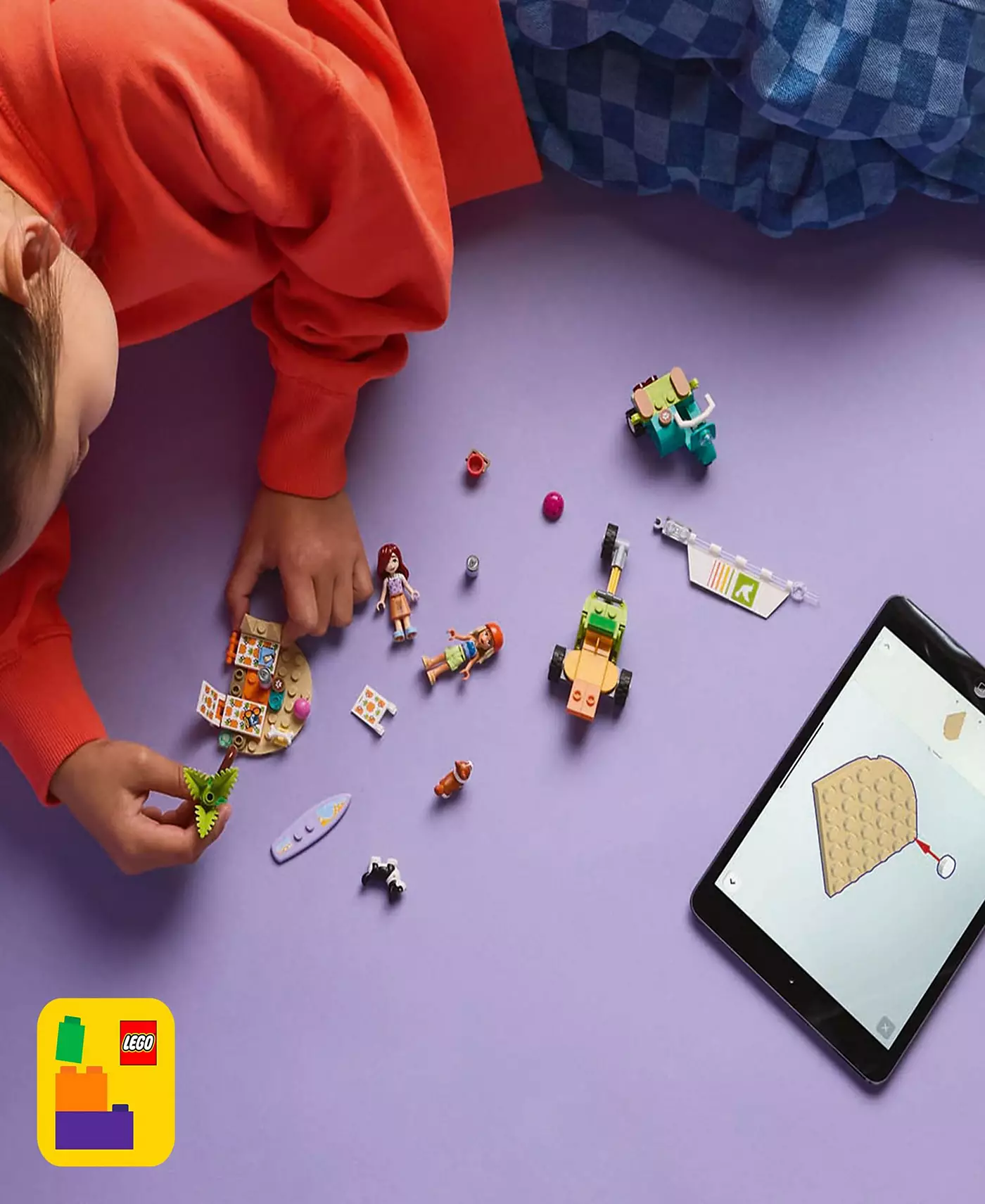 Конструктор LEGO® Friends «Собаки-серфингисты и приключения на скутере» 42641, 113 деталей