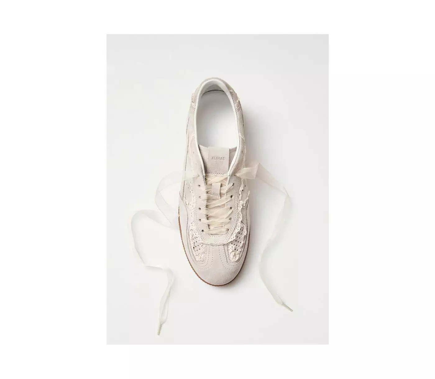 Женские кроссовки ALOHAS Tb.490 из кожи, вязаные крючком