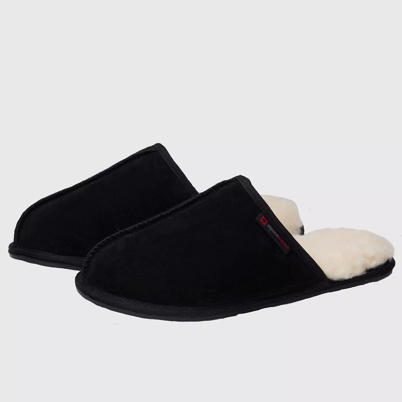 Мужские тапочки Alpine Swiss Microsuede Memory Foam Scuff Slips Comfort Slip On Shoes