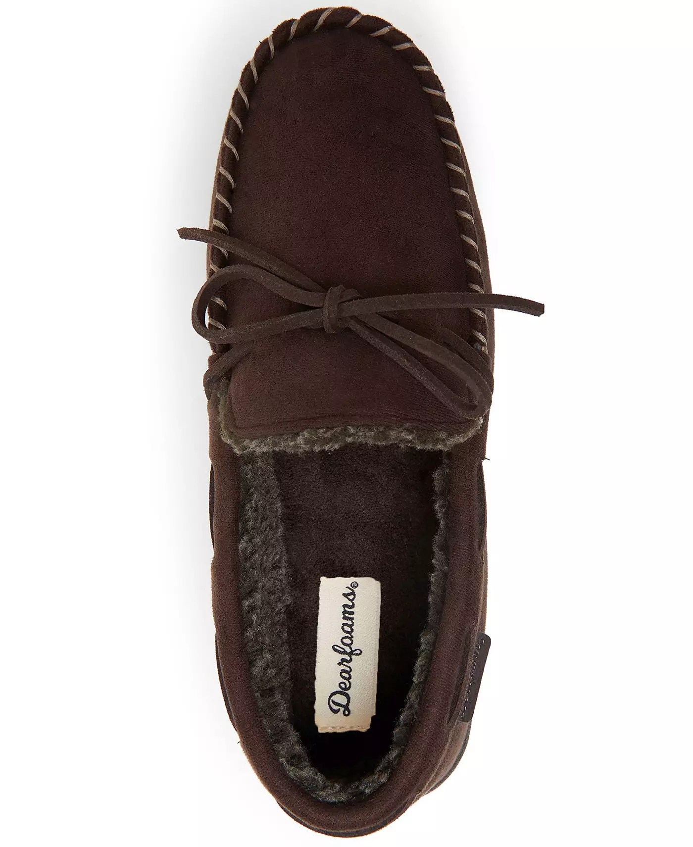 Мужские мокасины Dearfoams Toby из микрозамши, домашние тапочки