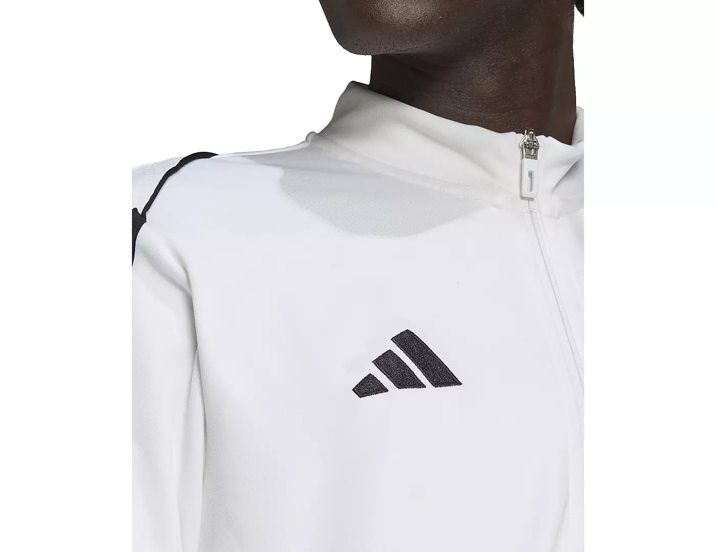 Мужская облегающая спортивная куртка adidas Tiro 23 Performance с тремя полосками