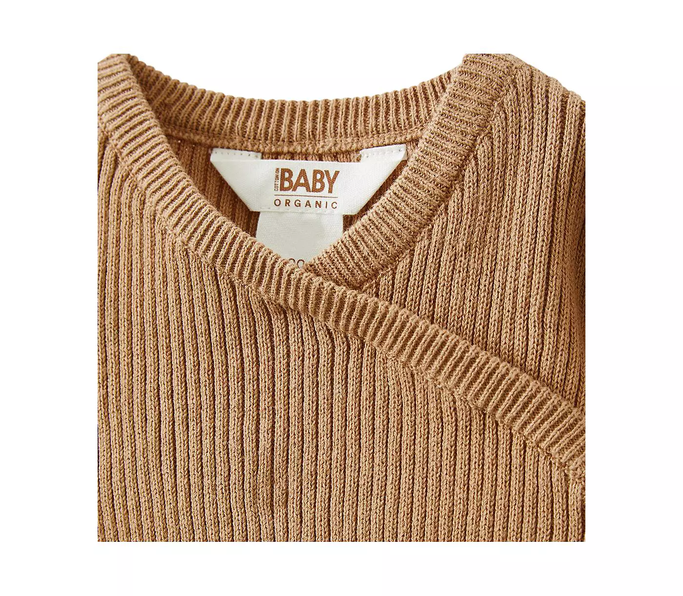 ХЛОПОК НА Baby Boys Rib Knit Cross Over Tie Bubbysuit