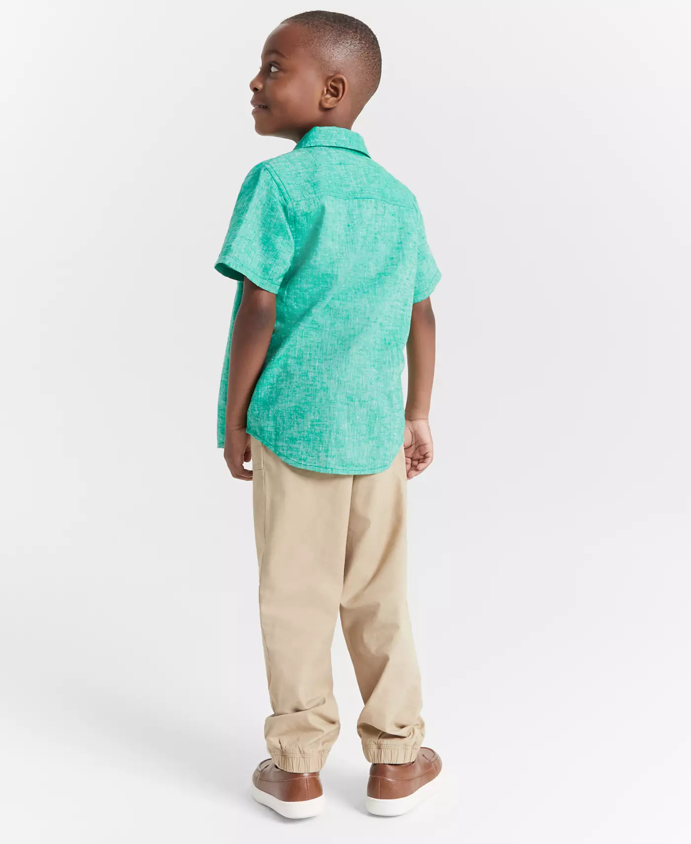 Рубашка с короткими рукавами Epic Threads Little & Big Boys Heathered, футболка Core, спортивные брюки и обувь из твила, созданные для Macy's