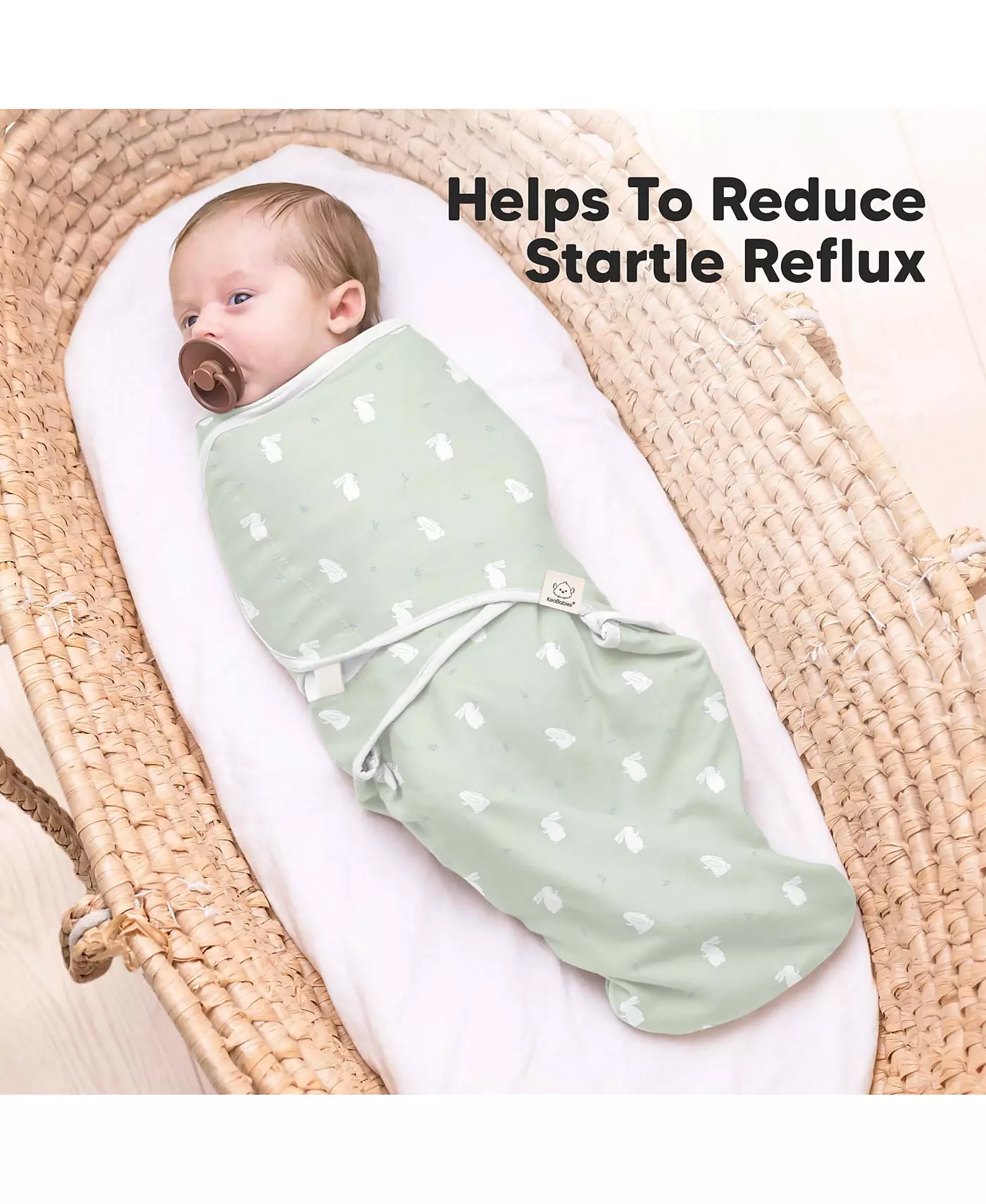 KeaBabies 3 упаковки Успокаивающие пеленки Zippy для детей 0-3 месяцев, спальные мешки для новорожденных, пеленки на молнии, носимое пеленальное одеяло