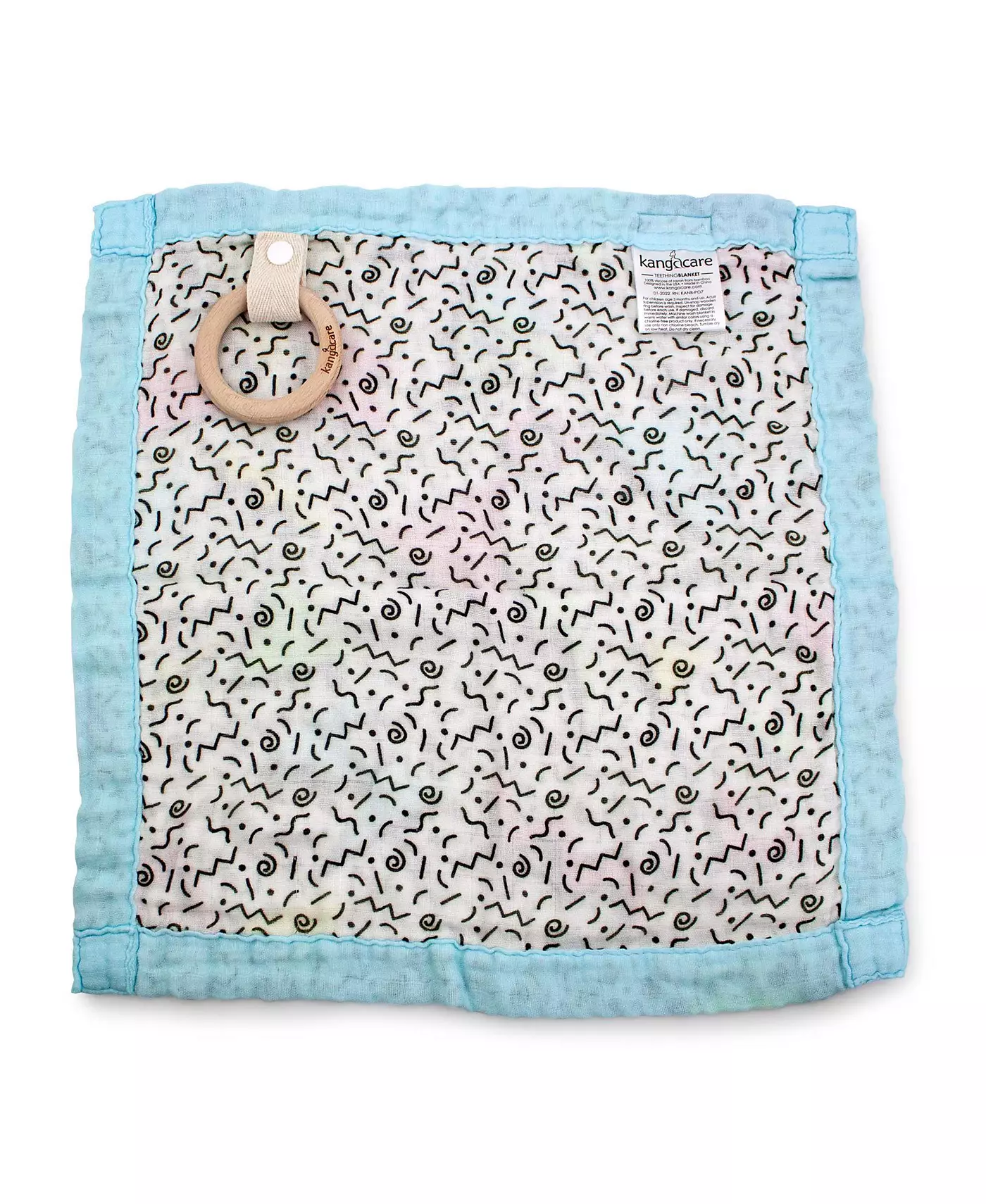 Kanga Care Baby Boys Двустороннее одеяло для прорезывания зубов Lovey