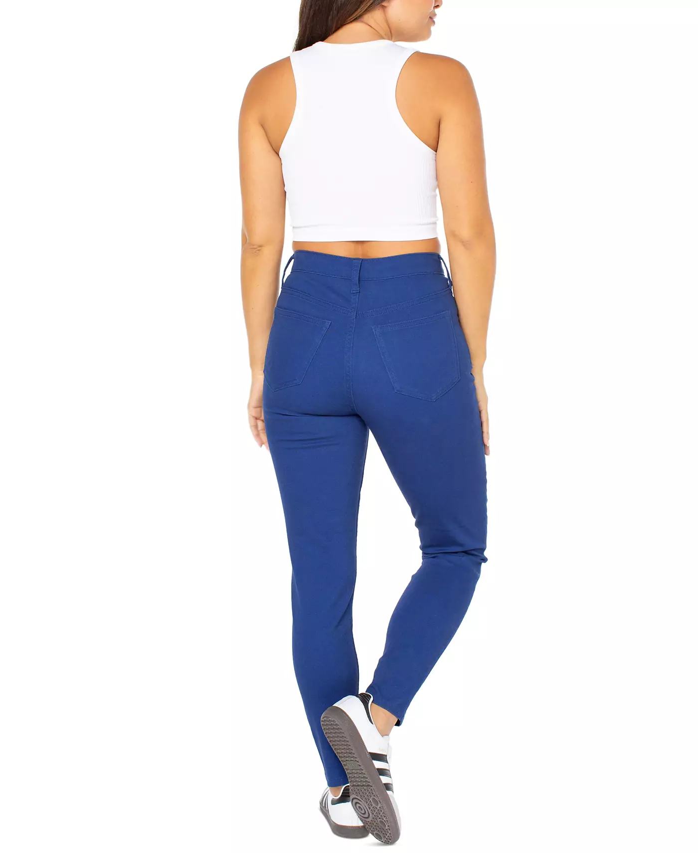 Джинсы Celebrity Pink Juniors с высокой посадкой и цветной отделкой по щиколотку