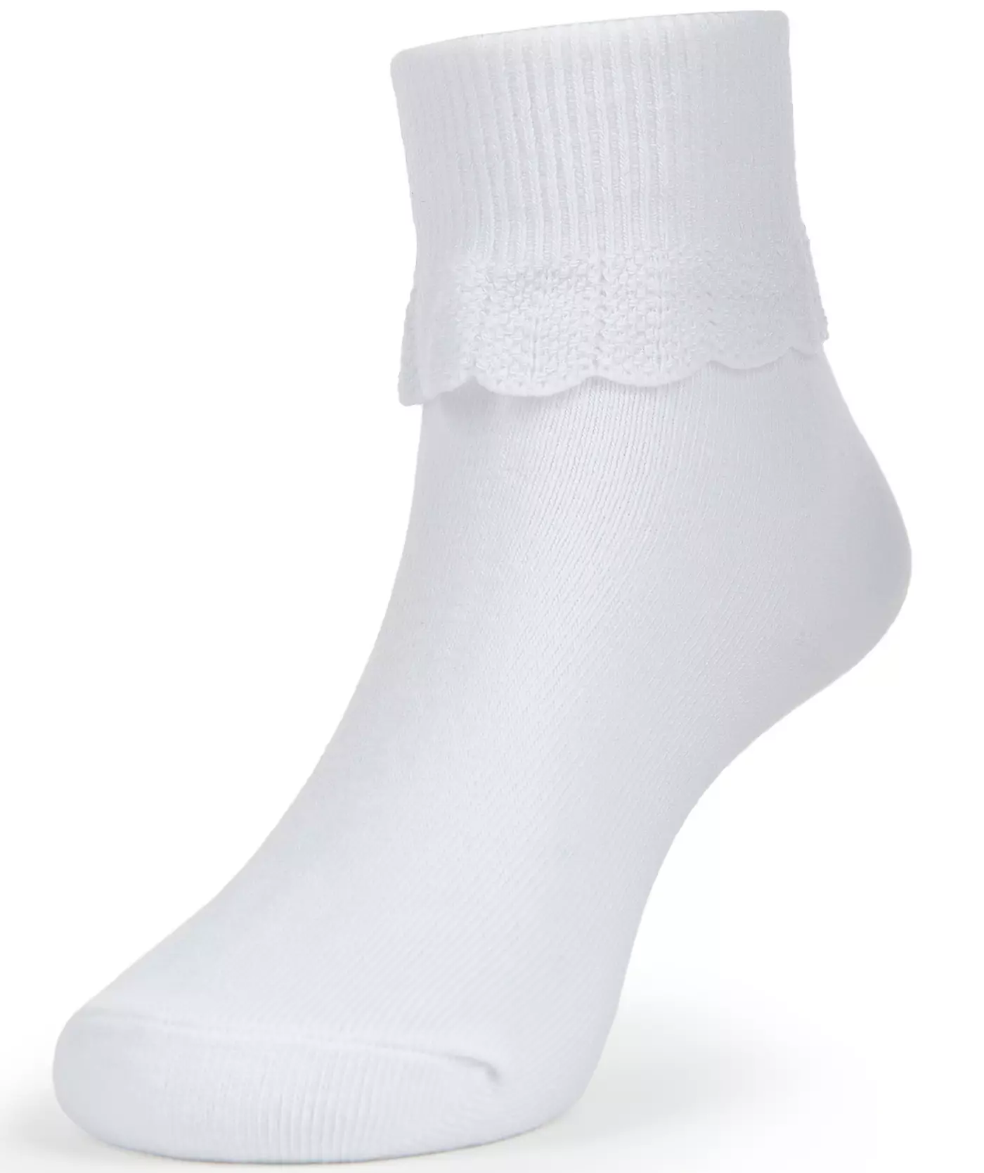 Trimfit 3 пары носков с фестонами, для маленьких девочек и больших девочек