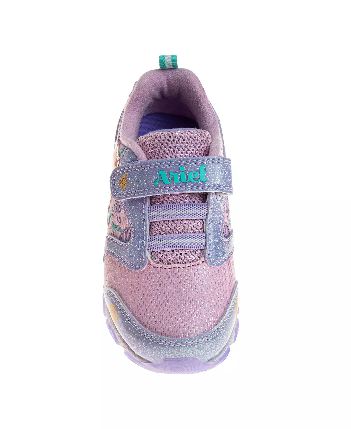 Кроссовки Disney Toddler and Little Girls с изображением Русалочки на липучке и петле с подсветкой