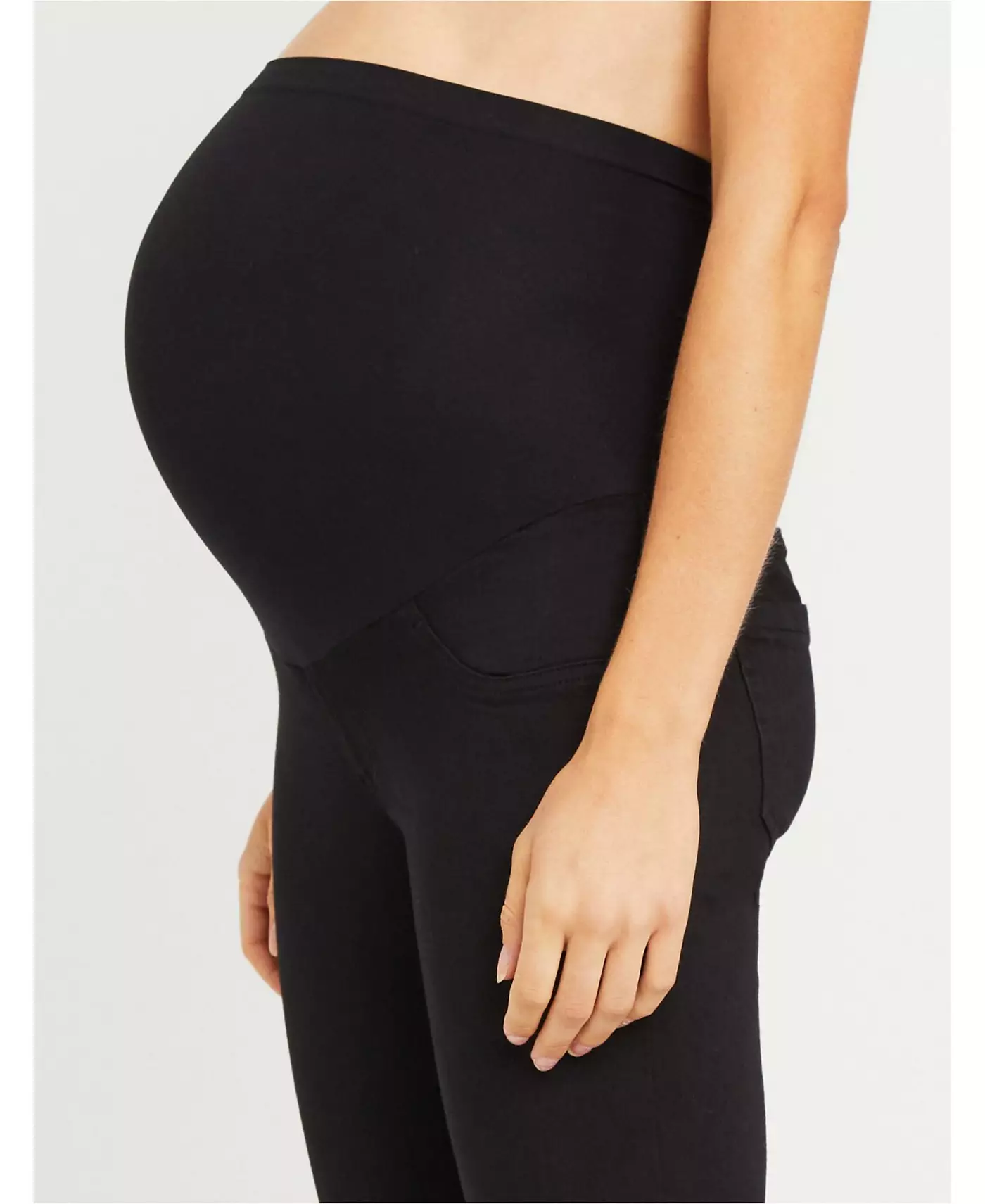 Женские джеггинсы для беременных Motherhood Maternity Indigo Blue Secret Fit Over the Belly Stretch Ankle Maternity Jeggings - Motherhood Maternity