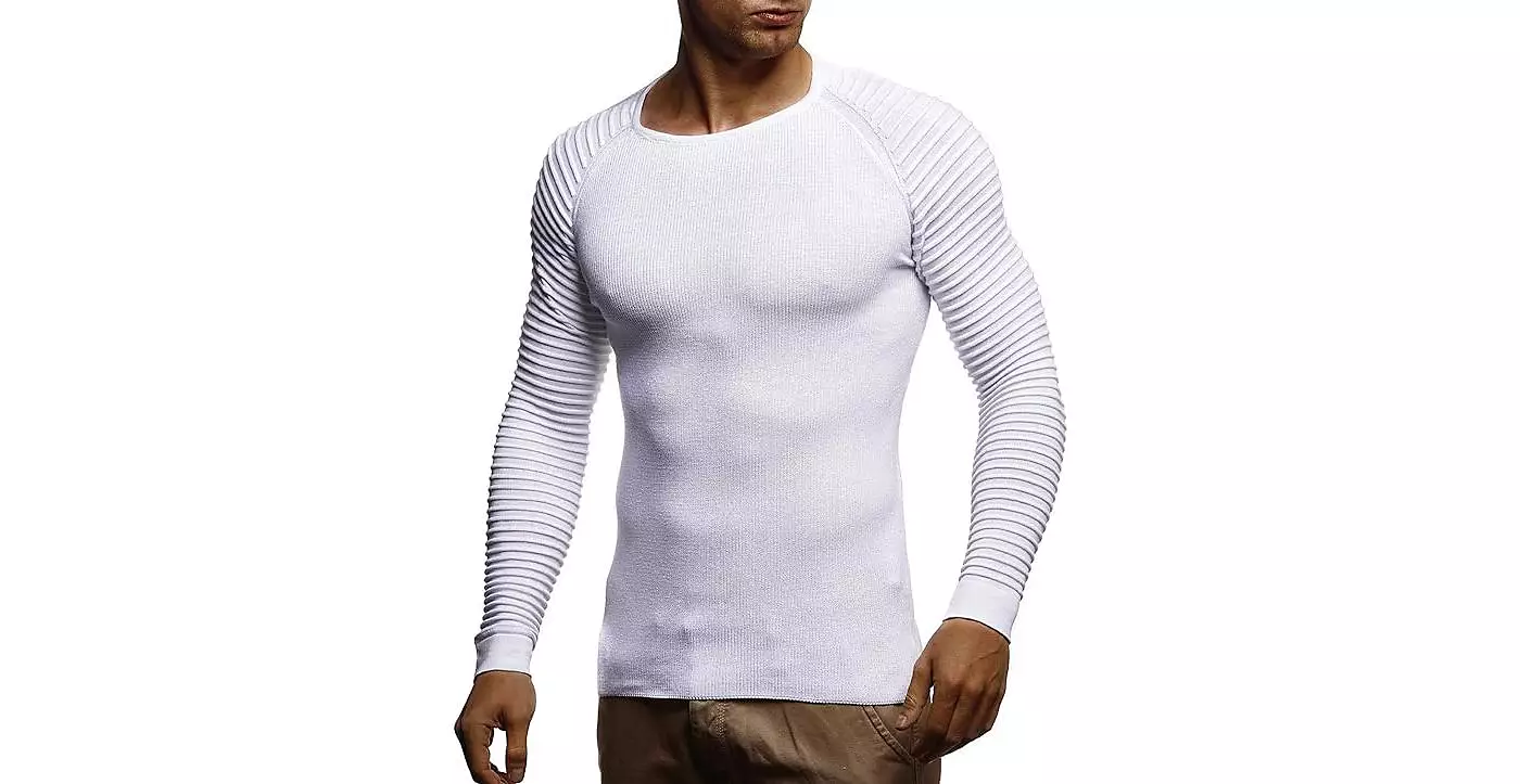 Мужской вязаный пуловер Leif Nelson