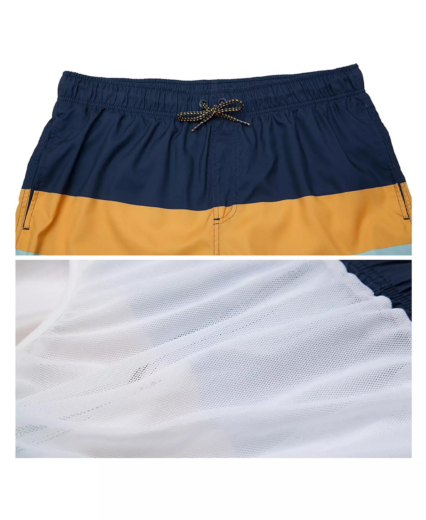 Мужские плавки Rokka&Rolla 8" с сетчатой подкладкой, до размера 2XL