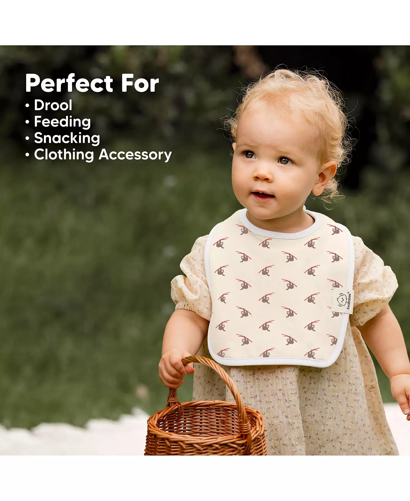 KeaBabies 8 шт. в упаковке, нагрудники Coast Baby для мальчиков, девочек, слюнявчики, нагрудники для девочек, мальчиков