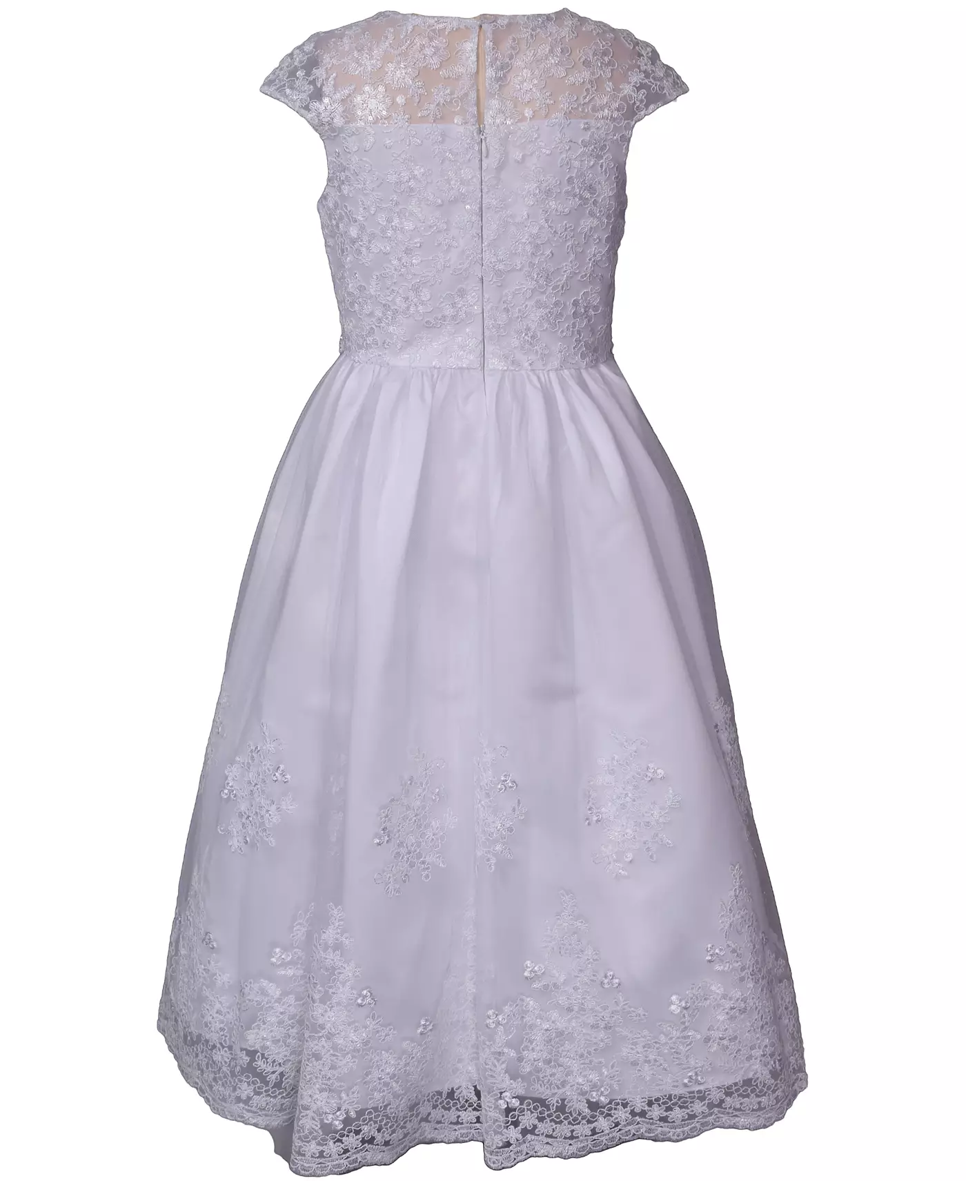 Платье для причастия Bonnie Jean Big Girls с вышитыми рукавами-крылышками