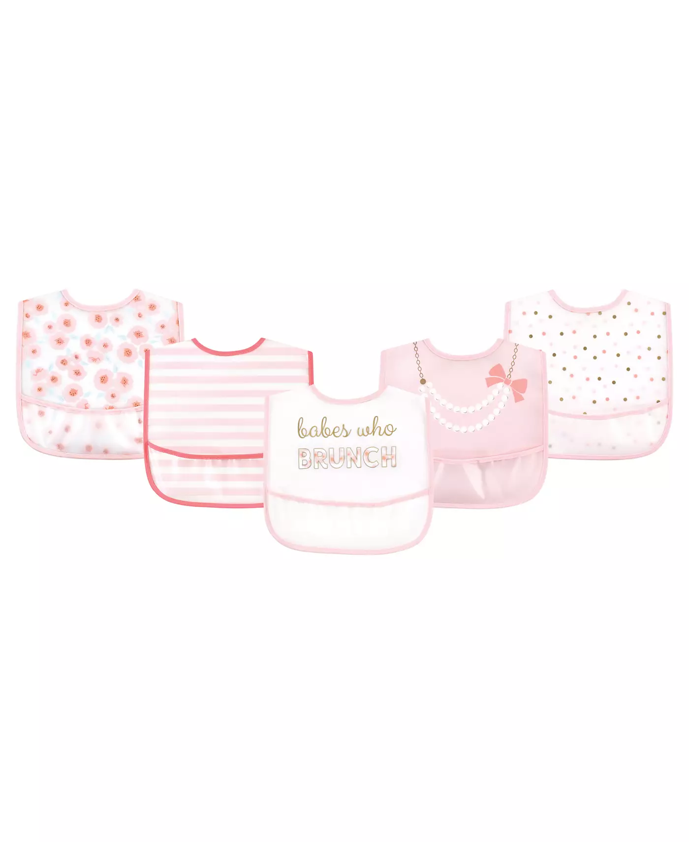 Водонепроницаемые нагрудники для девочек Little Treasure Baby