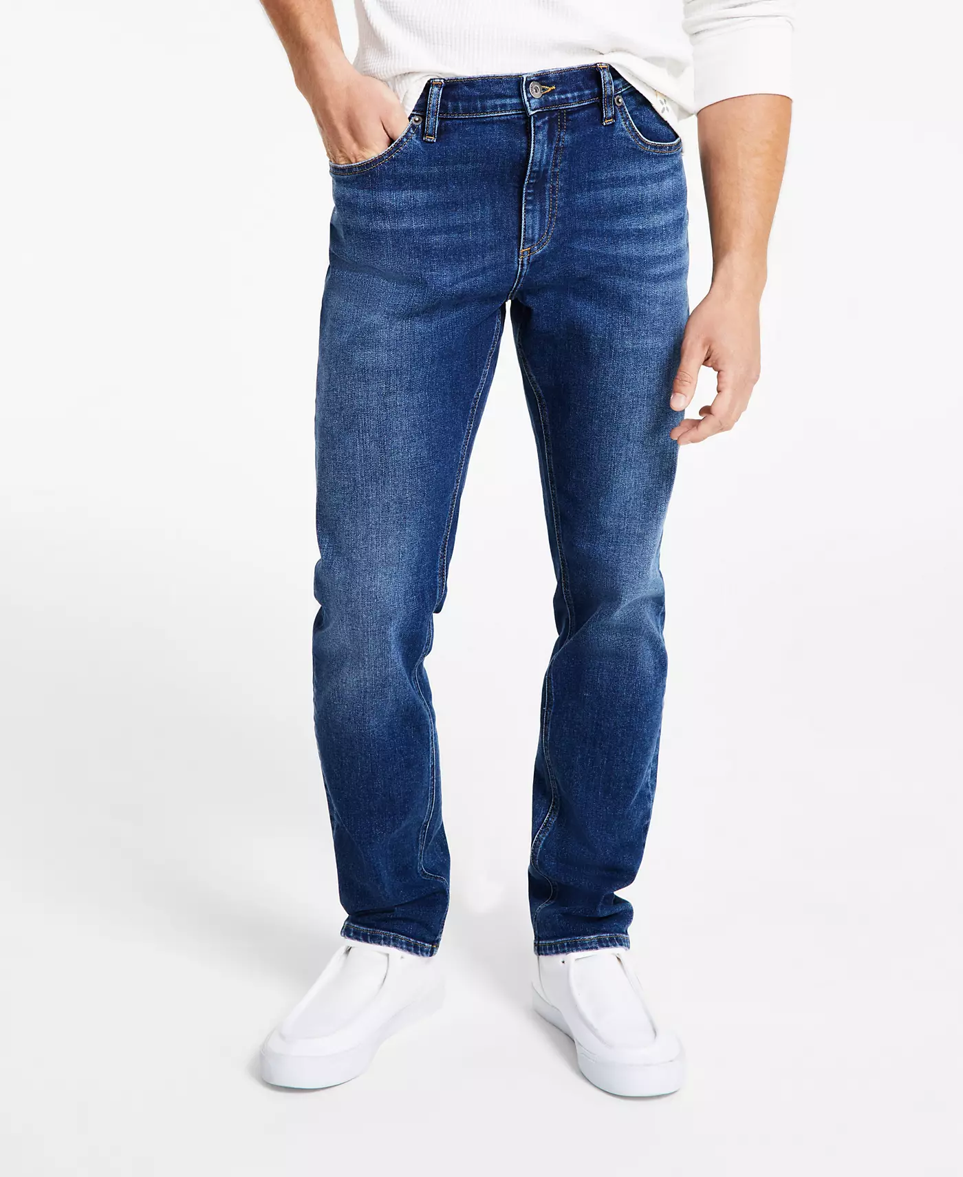 Мужские джинсы Sun + Stone Denver Slim-Fit, созданные для Macy's
