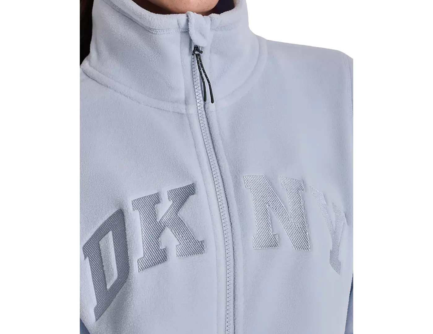 Женская куртка DKNY Sport из технологического флиса с логотипом
