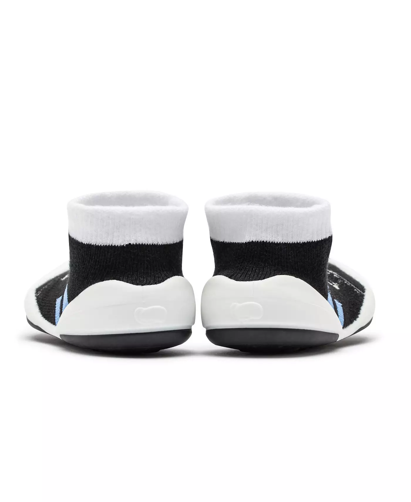 Komuello Младенцы Мальчики Дышащие Моющиеся Нескользящие Носки Кроссовки Бег - Черный